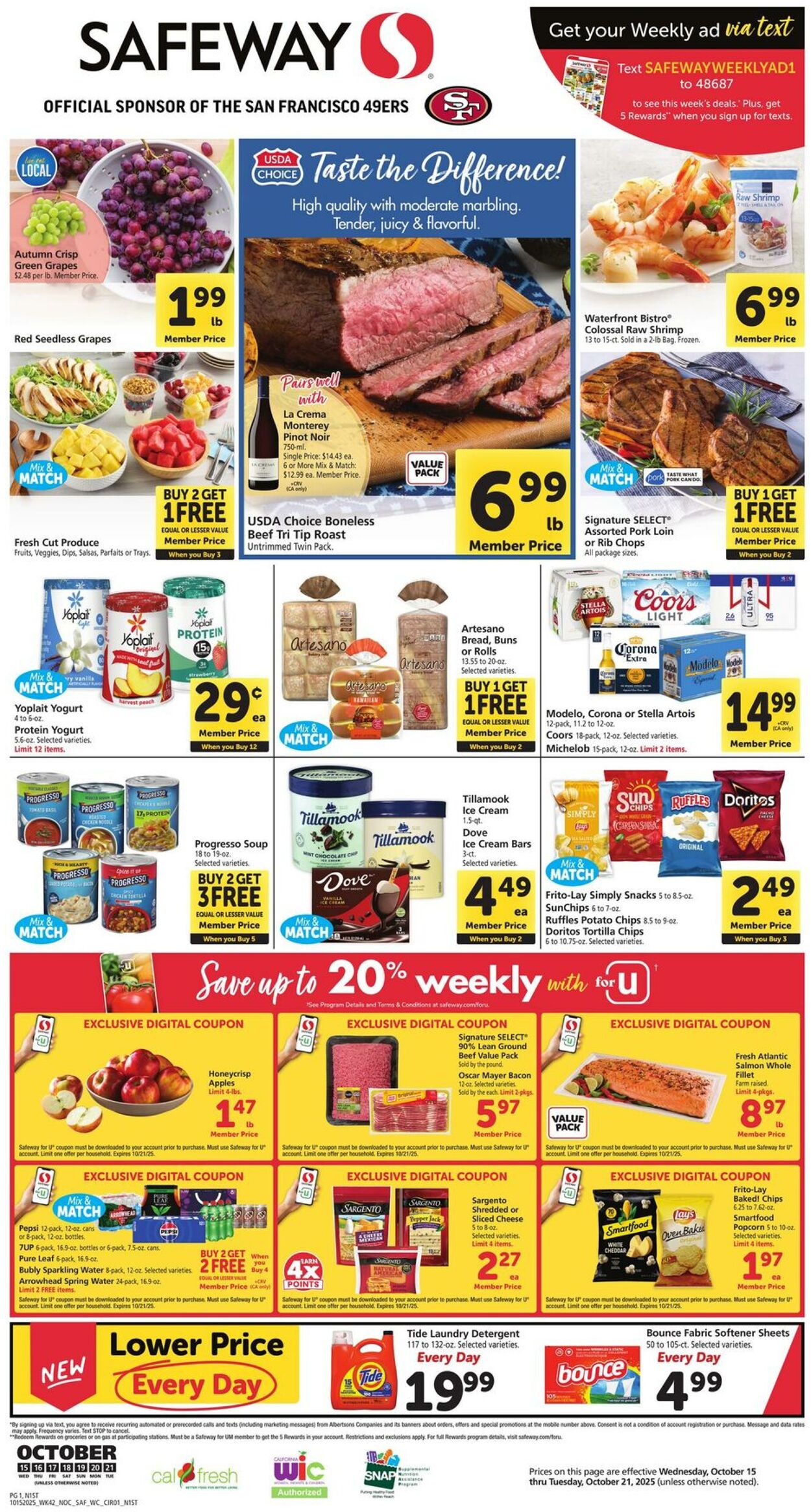 Catalogue Safeway from 10/15/2025