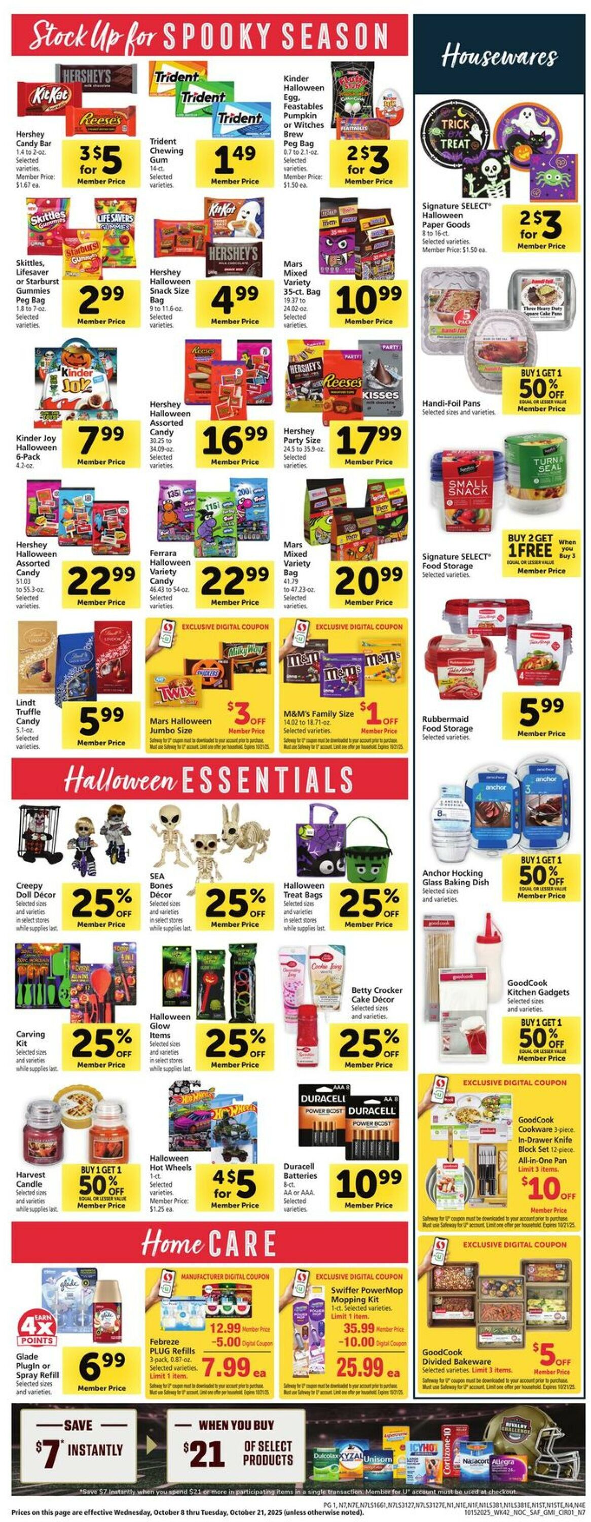 Catalogue Safeway from 10/15/2025