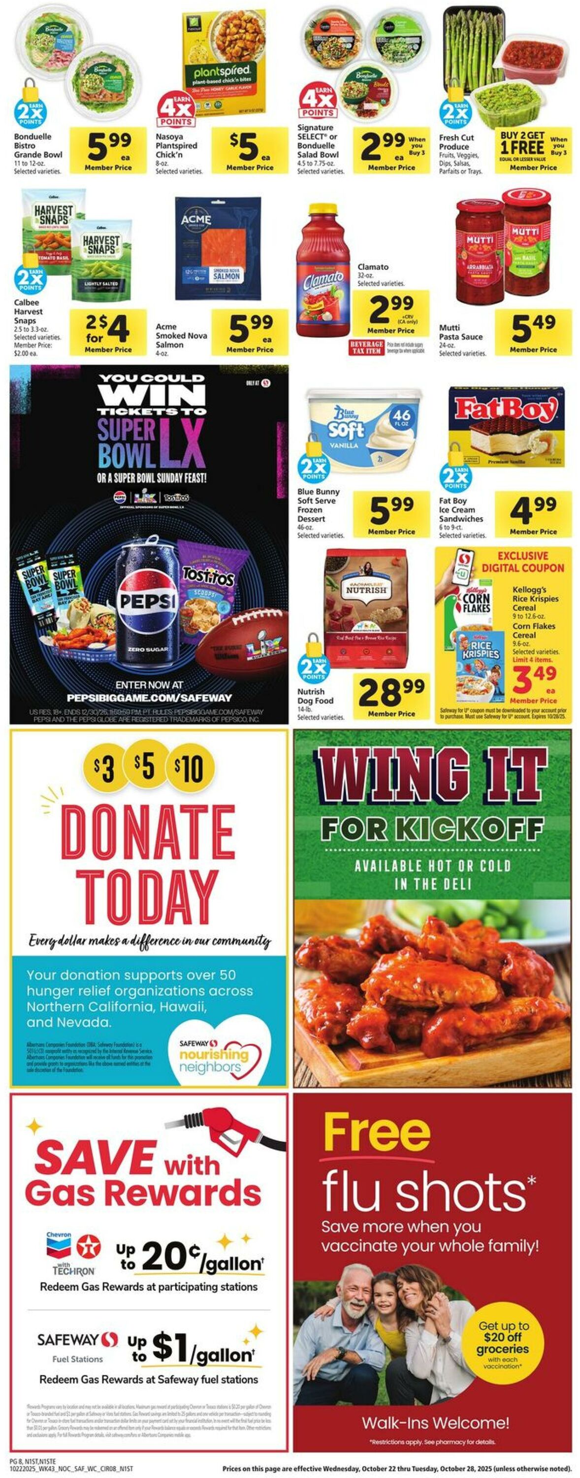 Catalogue Safeway from 10/22/2025