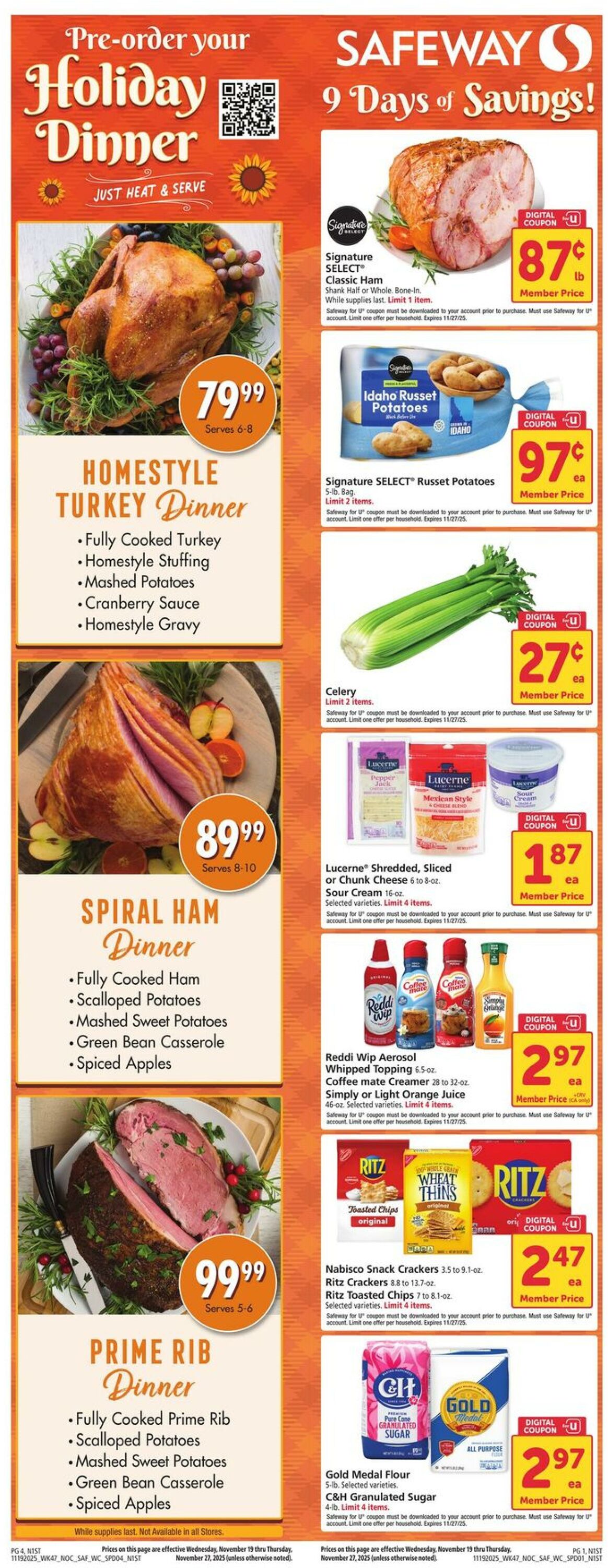 Catalogue Safeway from 11/19/2025