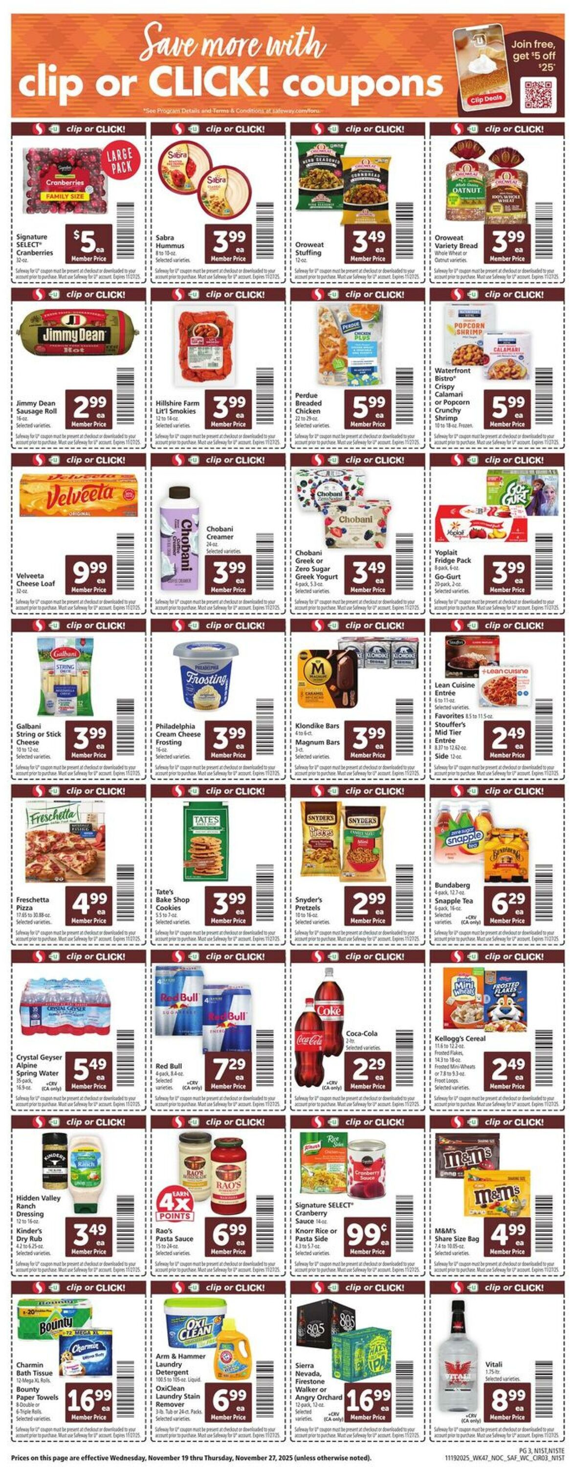 Catalogue Safeway from 11/19/2025