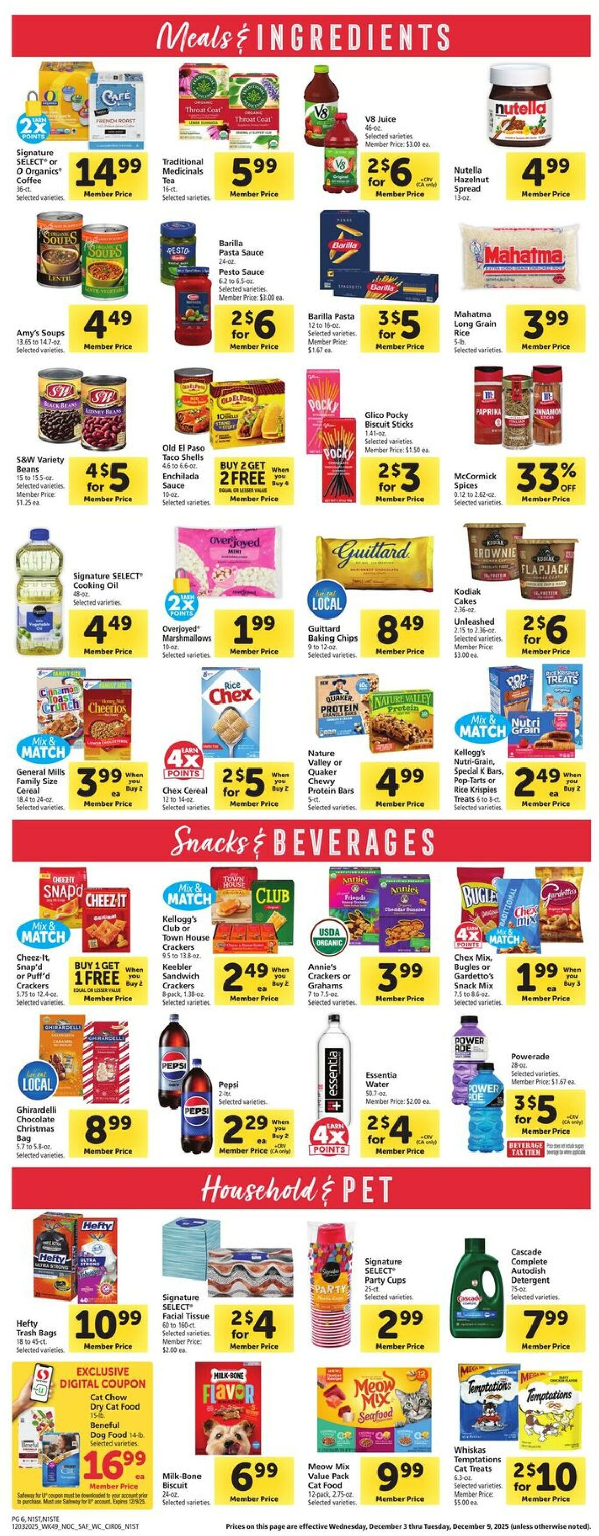 Catalogue Safeway from 12/03/2025