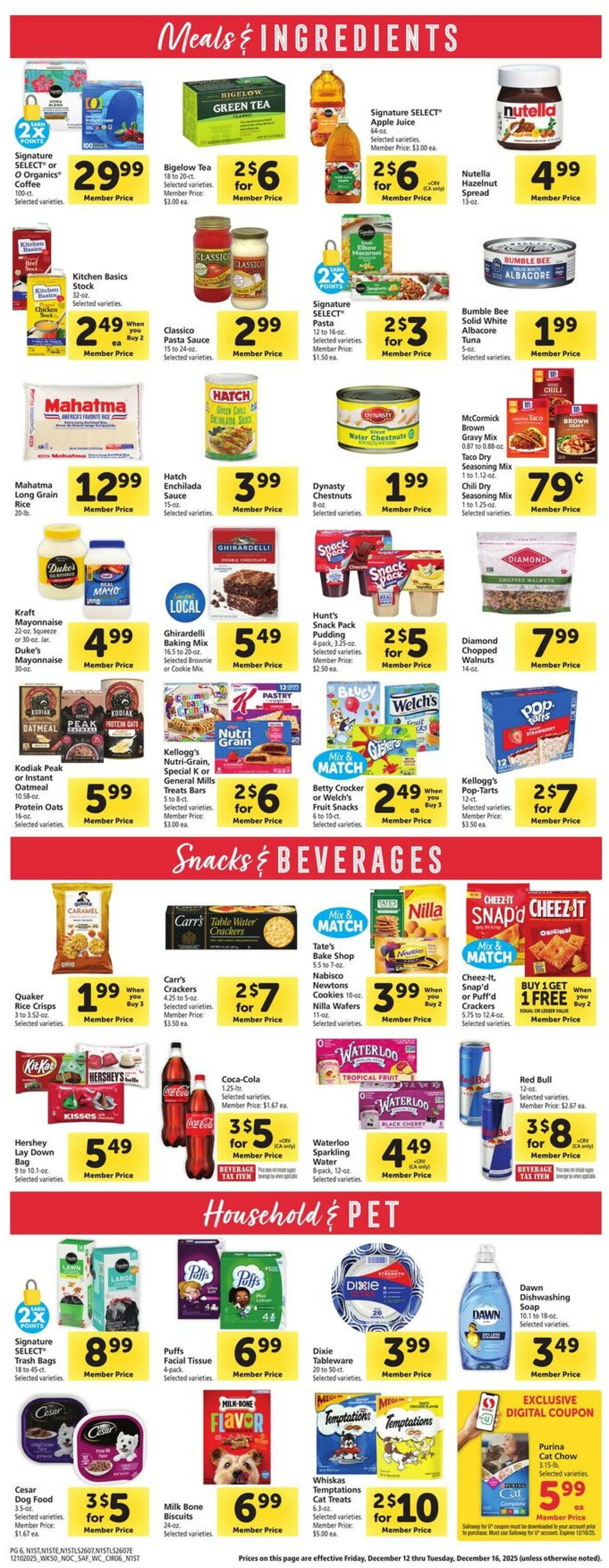 Catalogue Safeway from 12/10/2025
