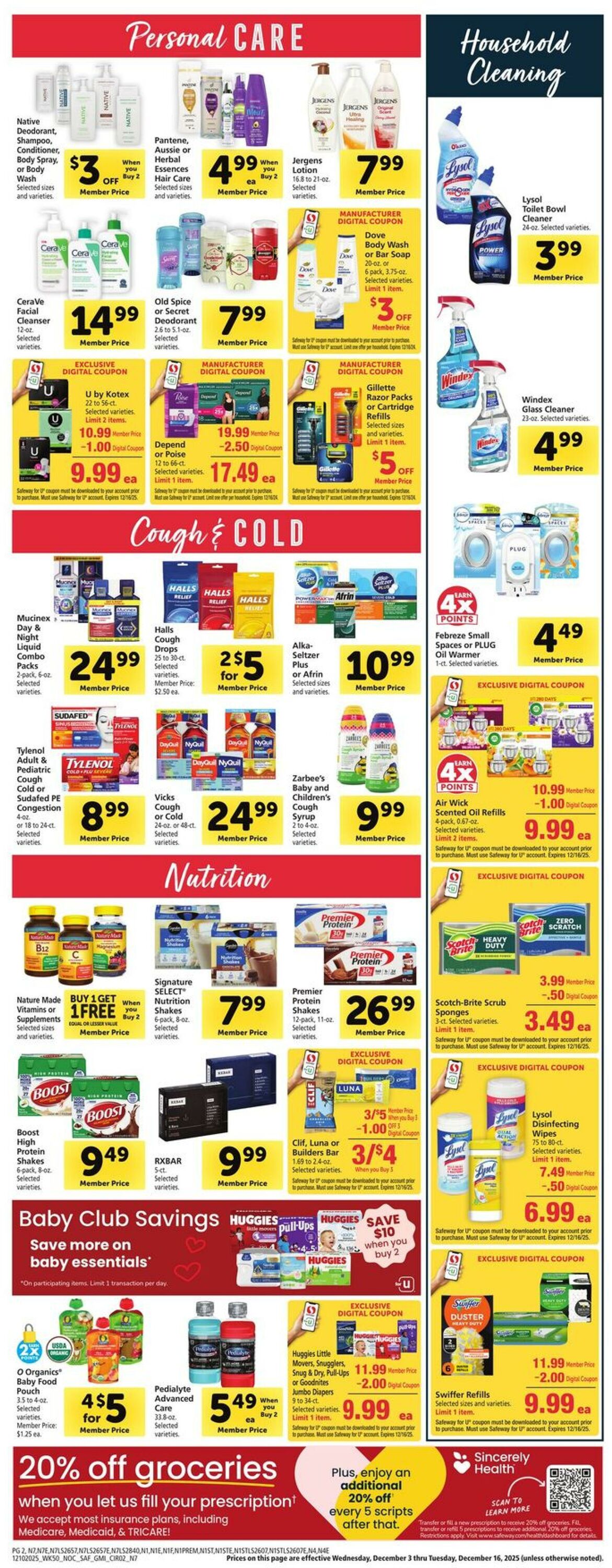Catalogue Safeway from 12/10/2025
