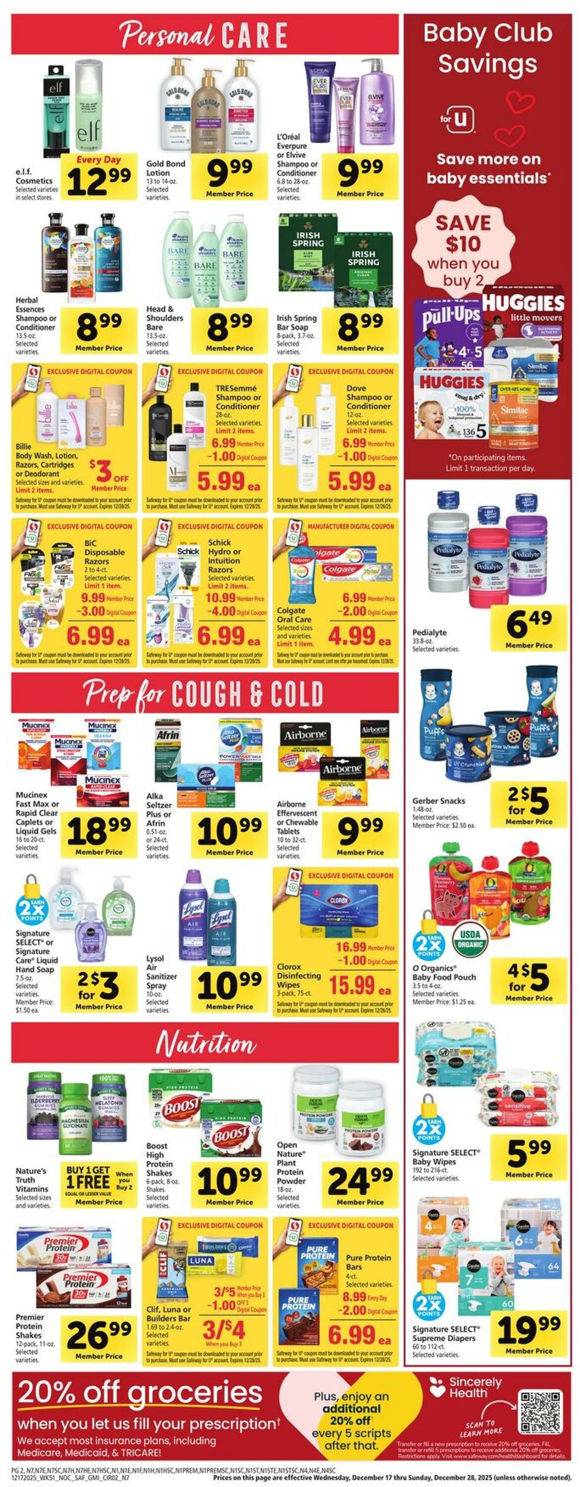 Catalogue Safeway from 12/17/2025