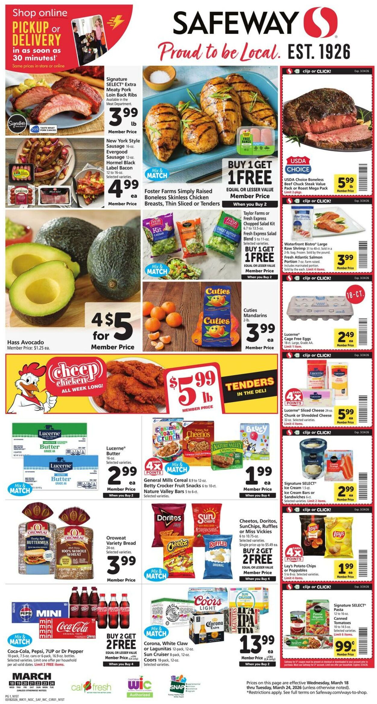 Catalogue Safeway from 03/18/2026