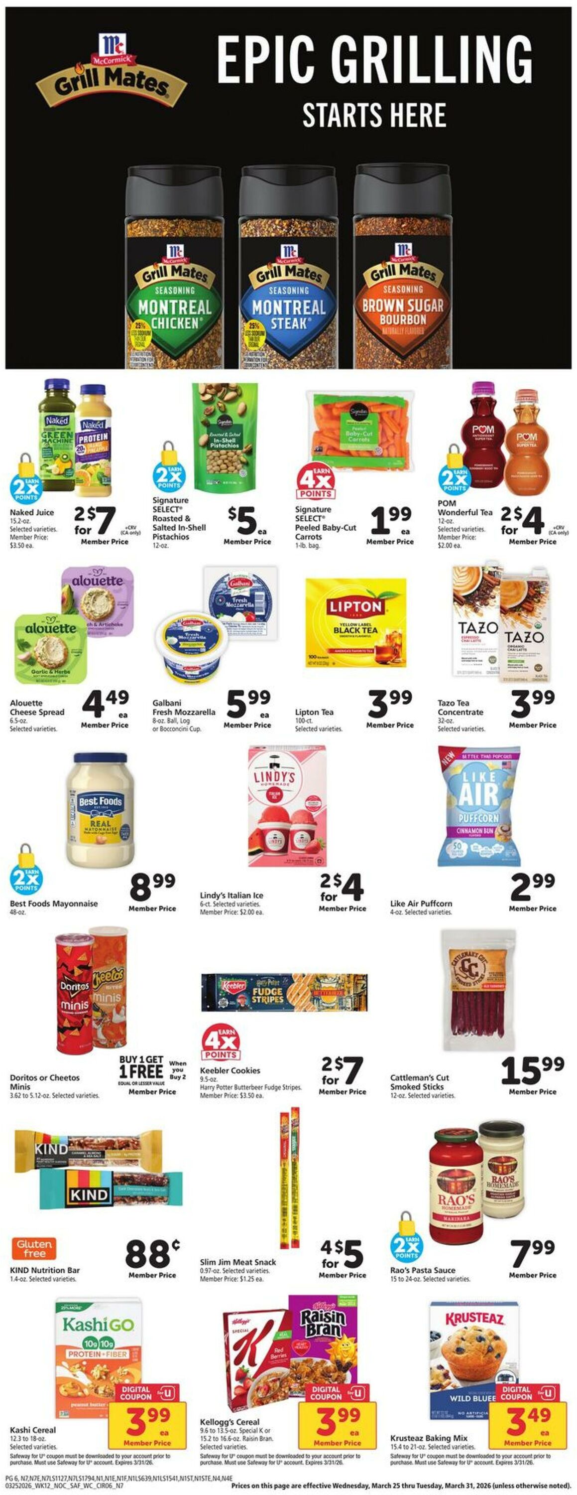 Catalogue Safeway from 03/25/2026