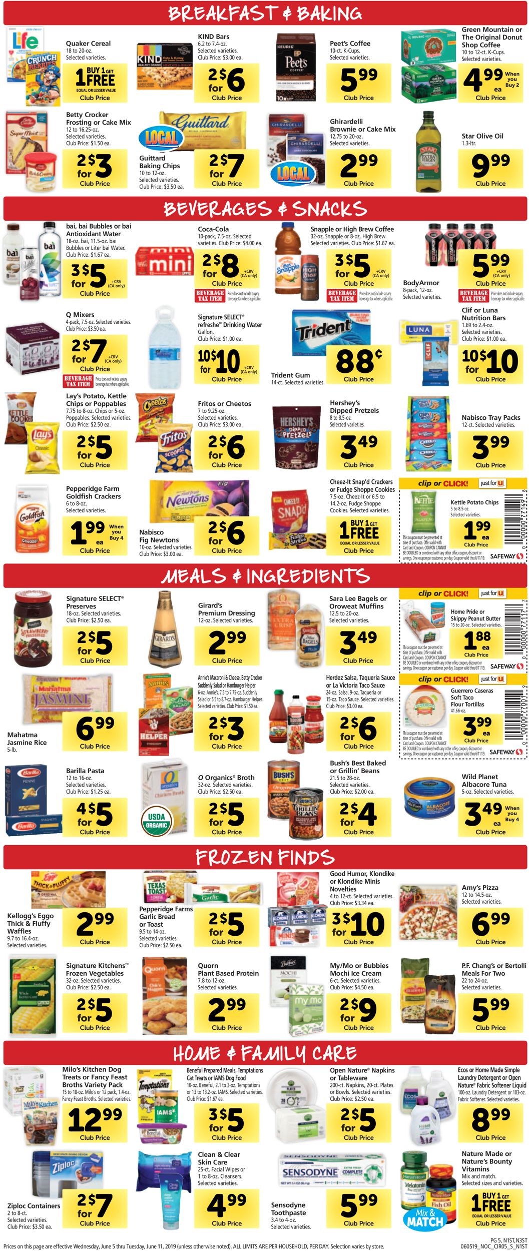 Catalogue Safeway from 06/05/2019