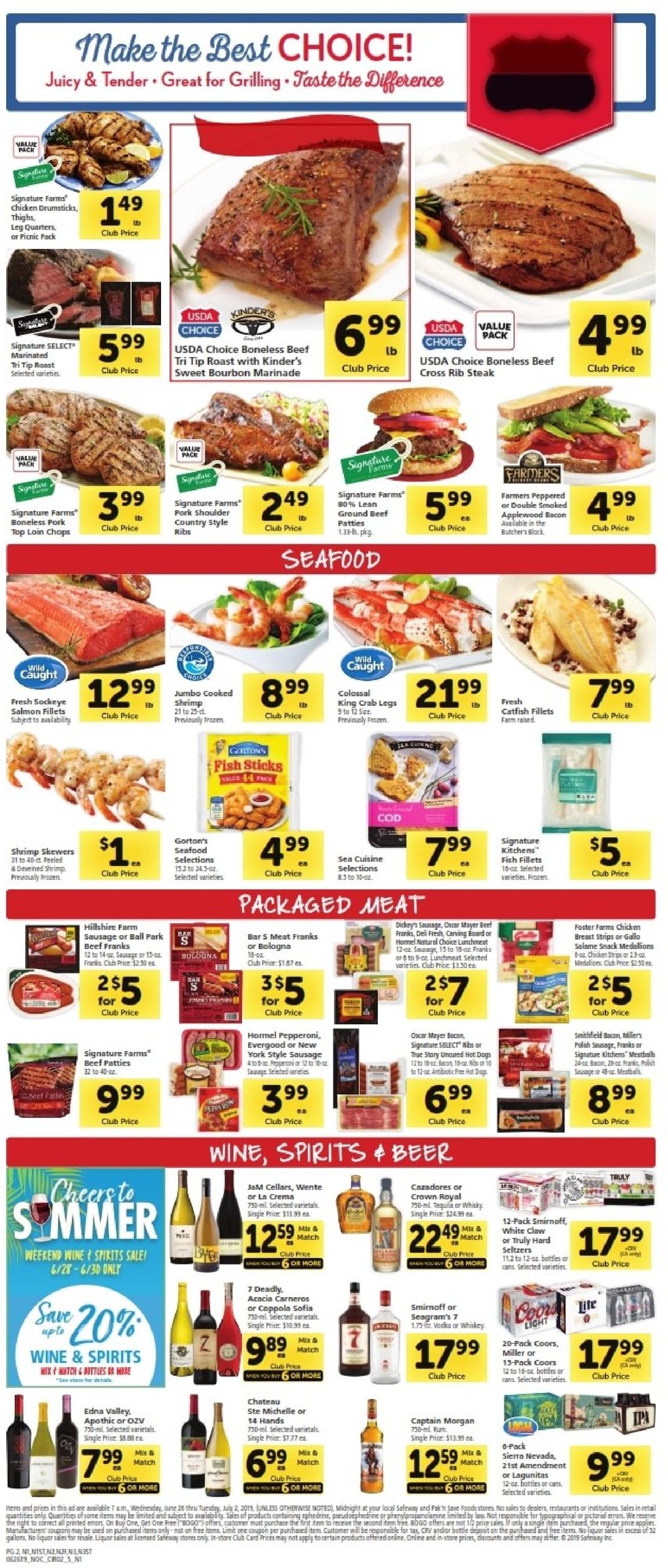 Catalogue Safeway from 06/26/2019