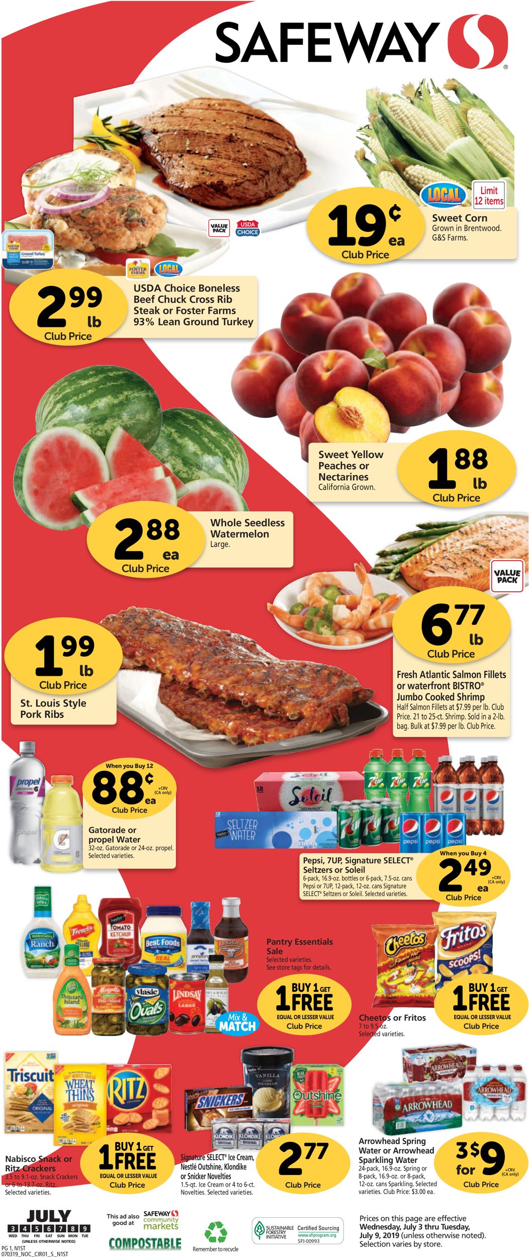 Catalogue Safeway from 07/03/2019