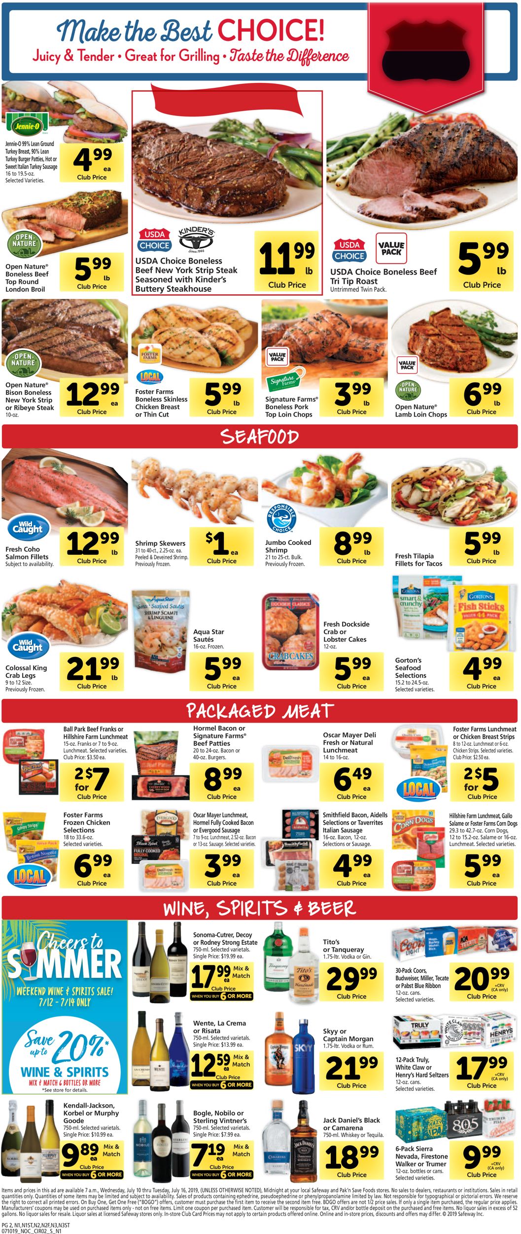 Catalogue Safeway from 07/10/2019