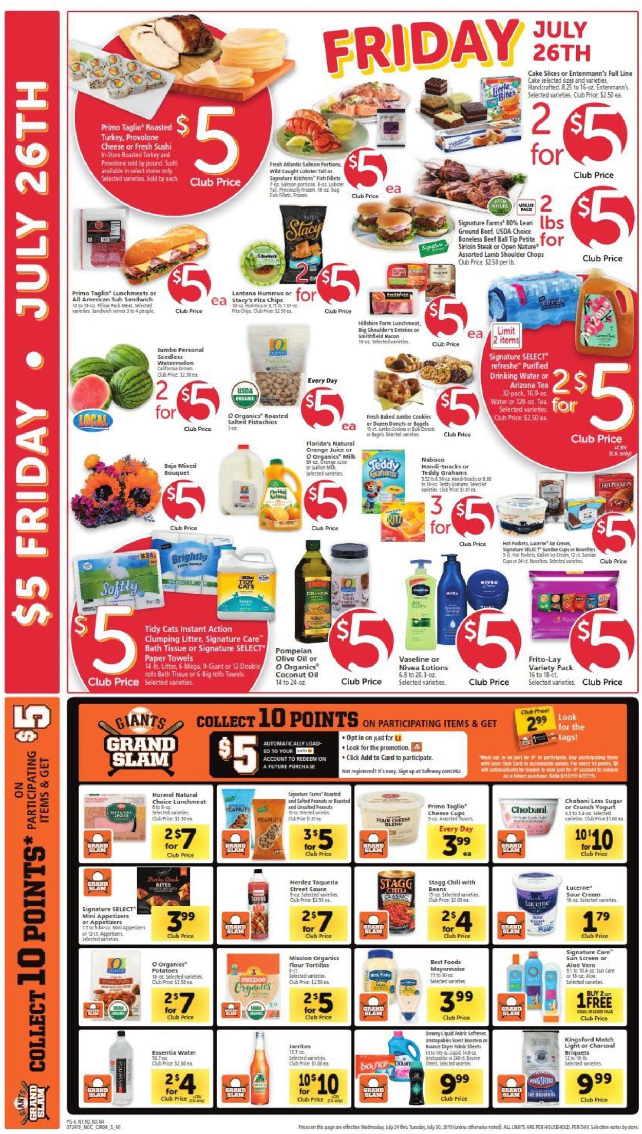 Catalogue Safeway from 07/24/2019