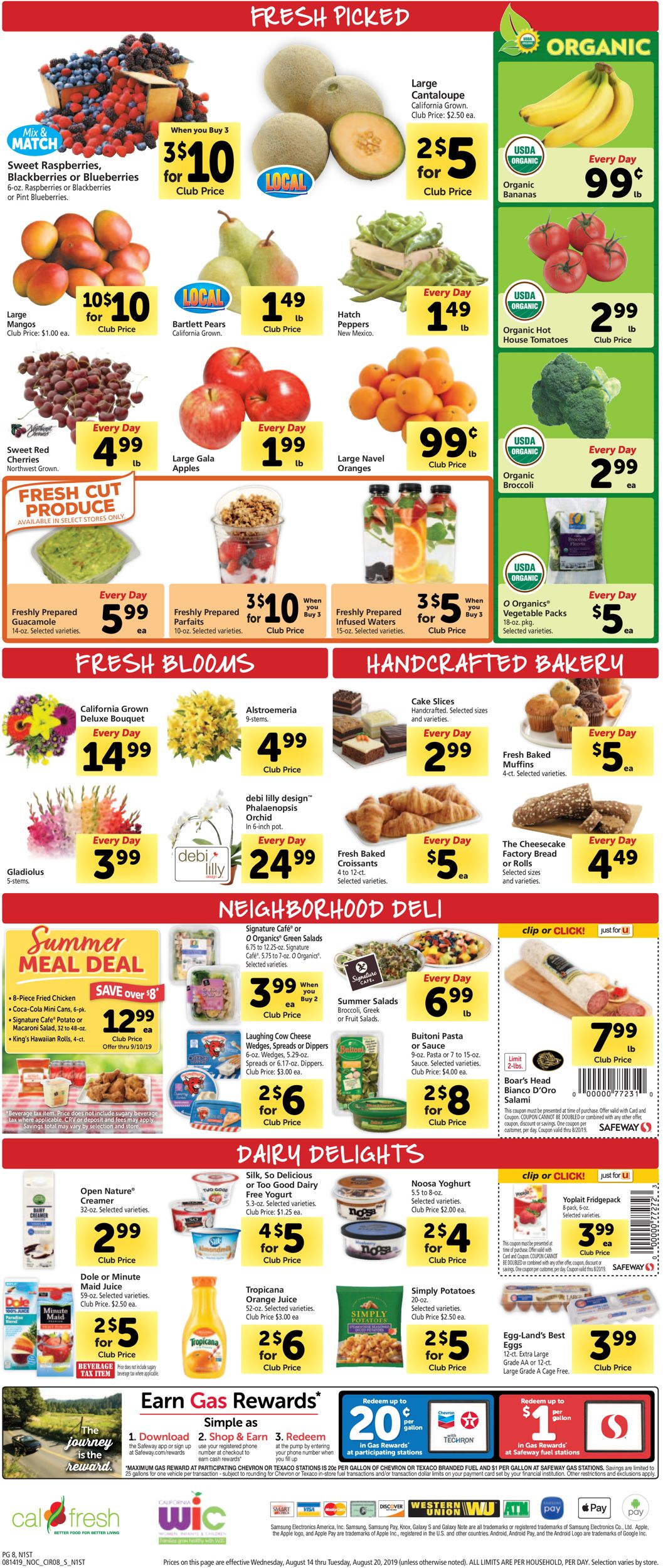 Catalogue Safeway from 08/14/2019