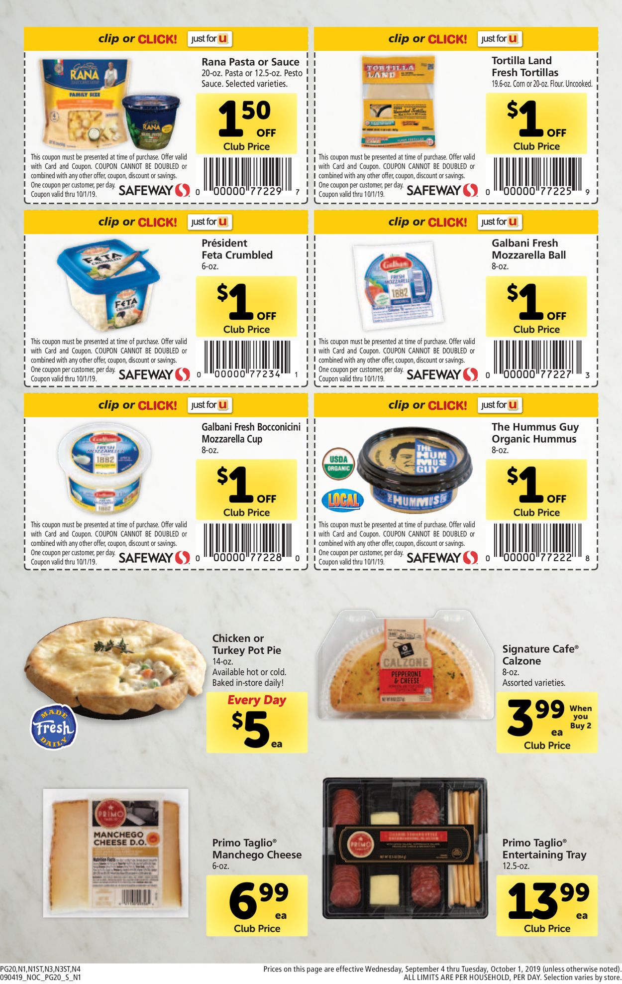Catalogue Safeway from 09/04/2019