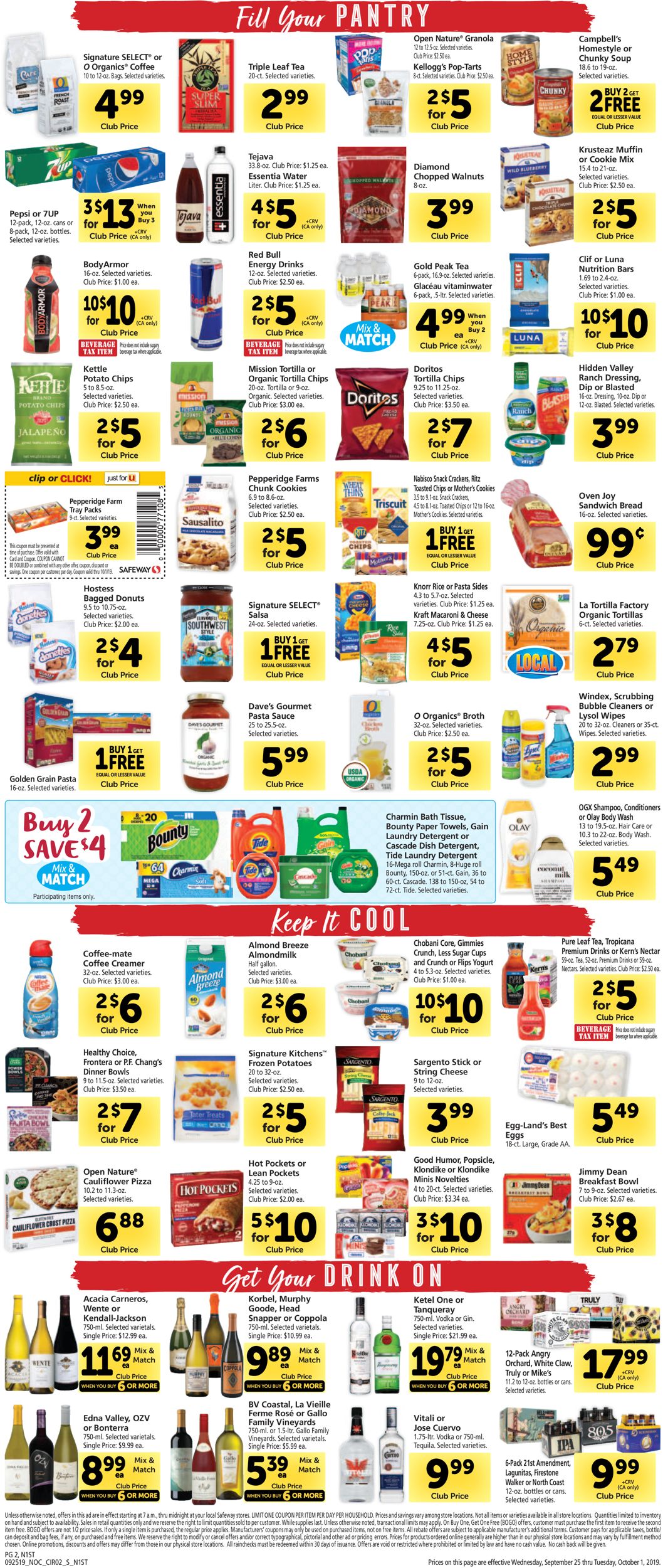 Catalogue Safeway from 09/25/2019