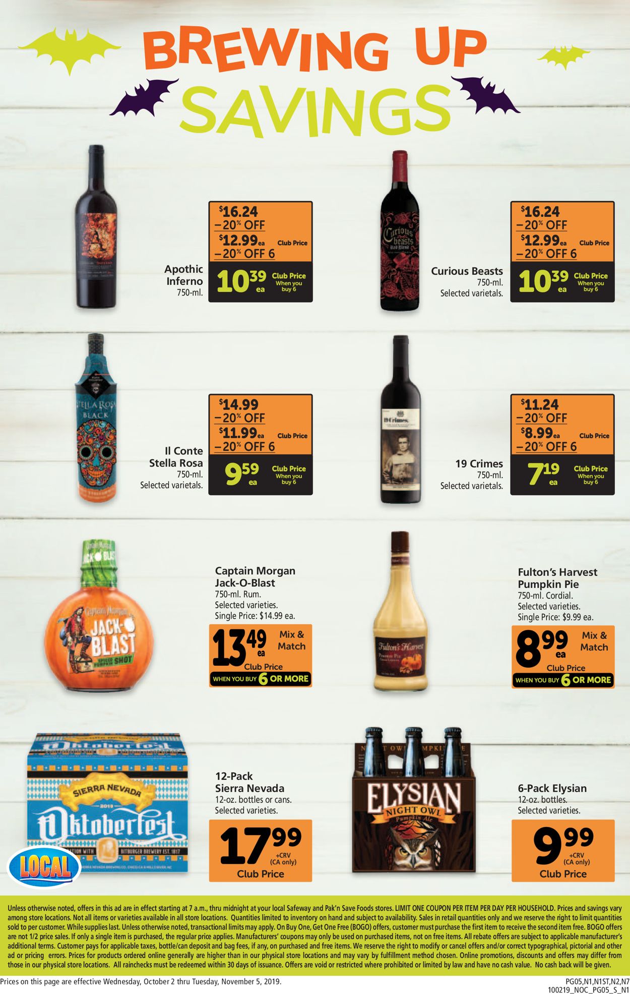 Catalogue Safeway from 10/02/2019
