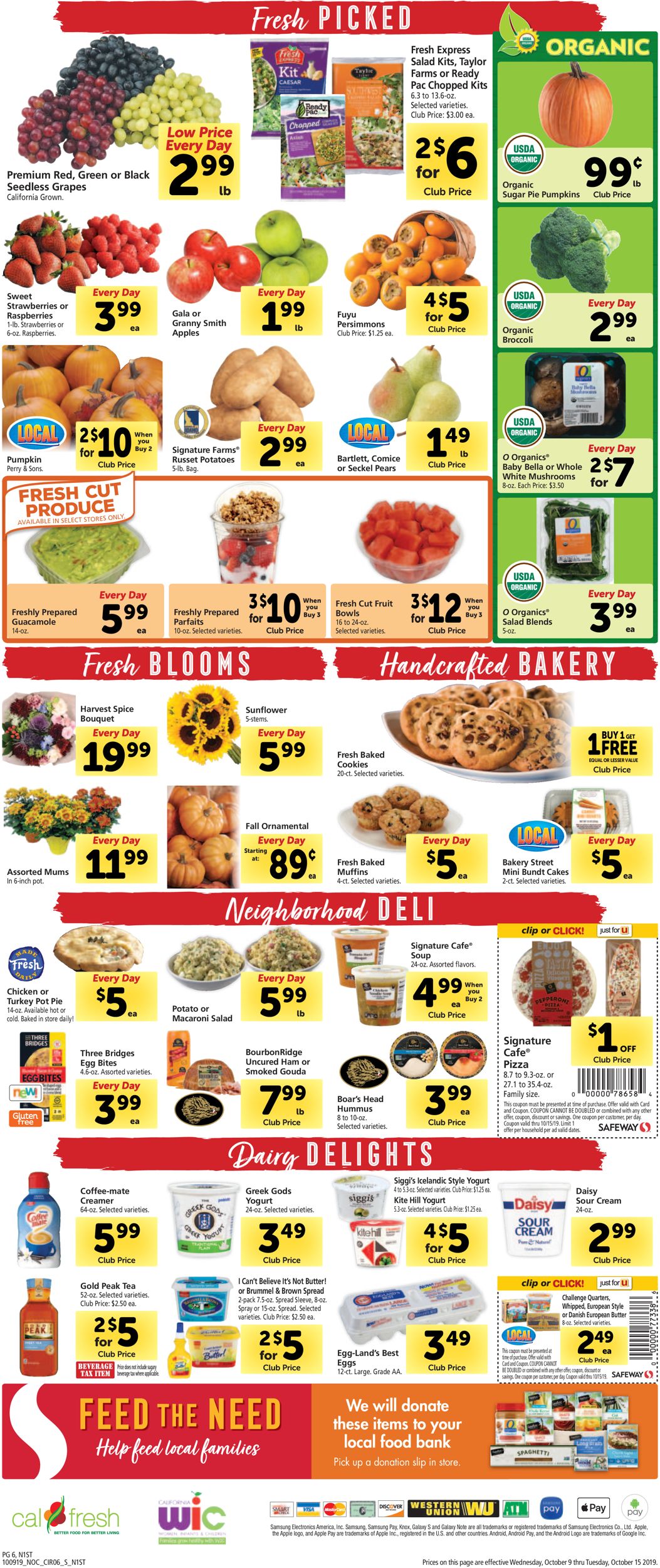 Catalogue Safeway from 10/09/2019