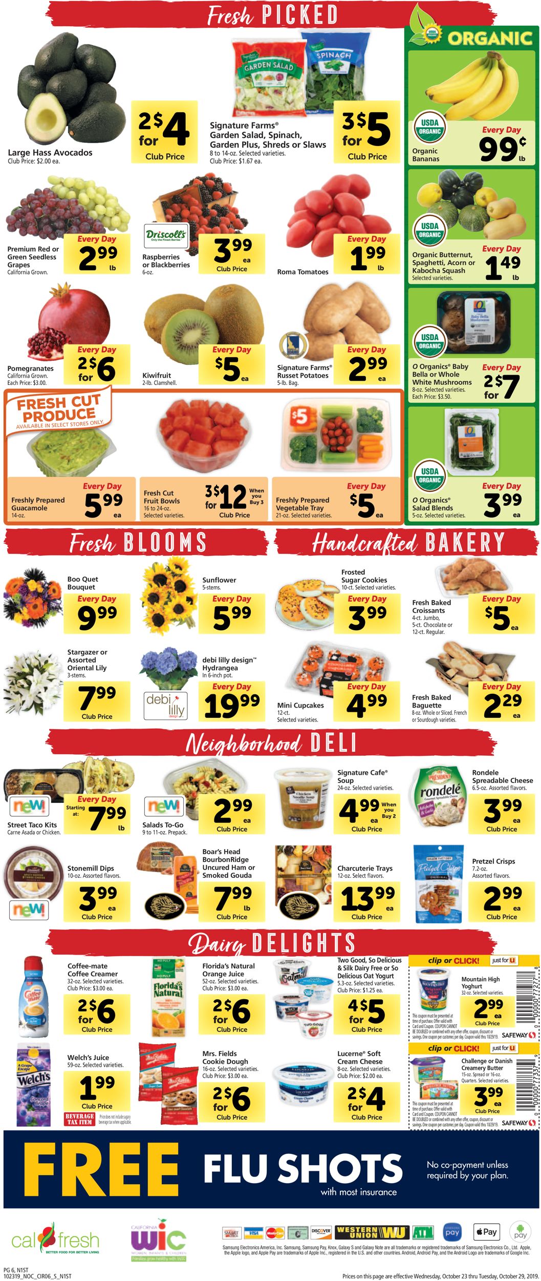 Catalogue Safeway from 10/23/2019