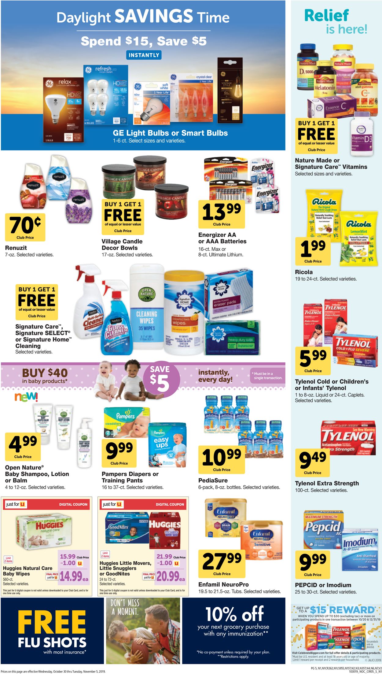 Catalogue Safeway from 10/30/2019