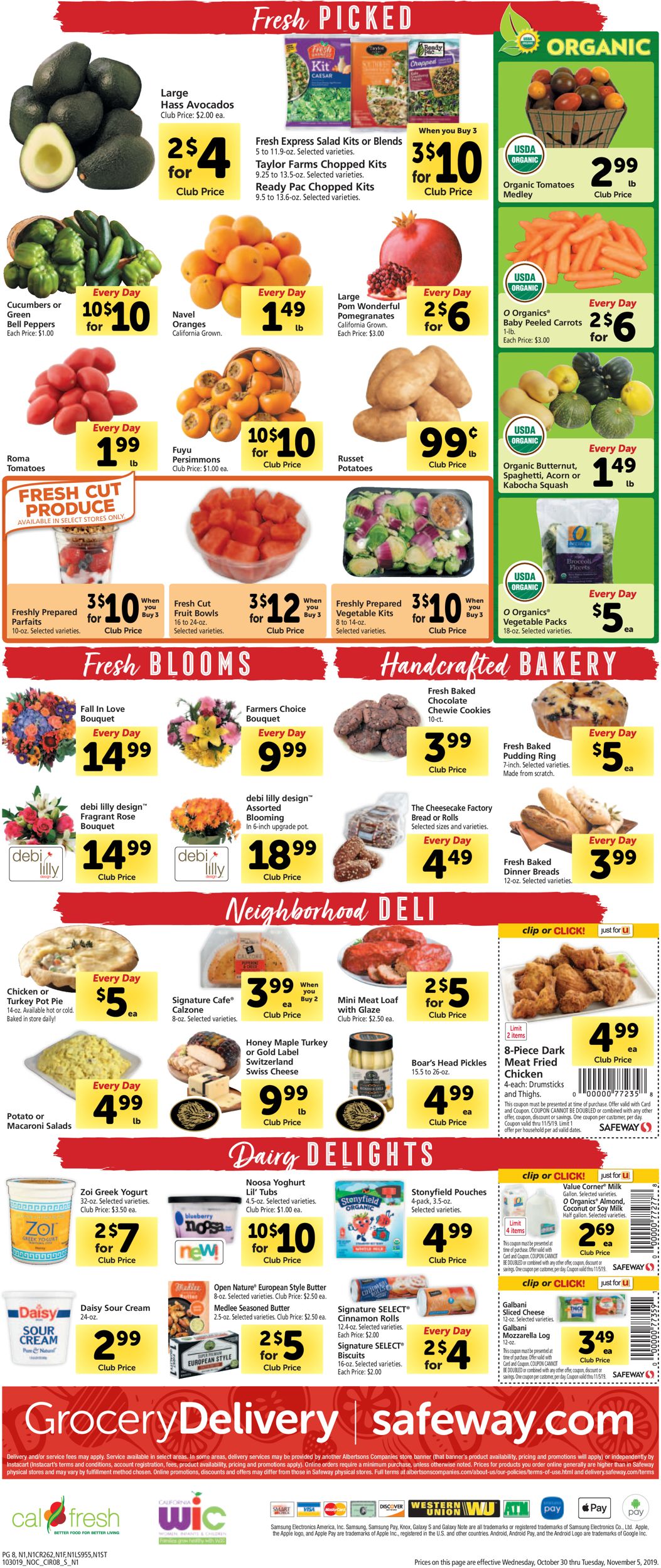 Catalogue Safeway from 10/30/2019