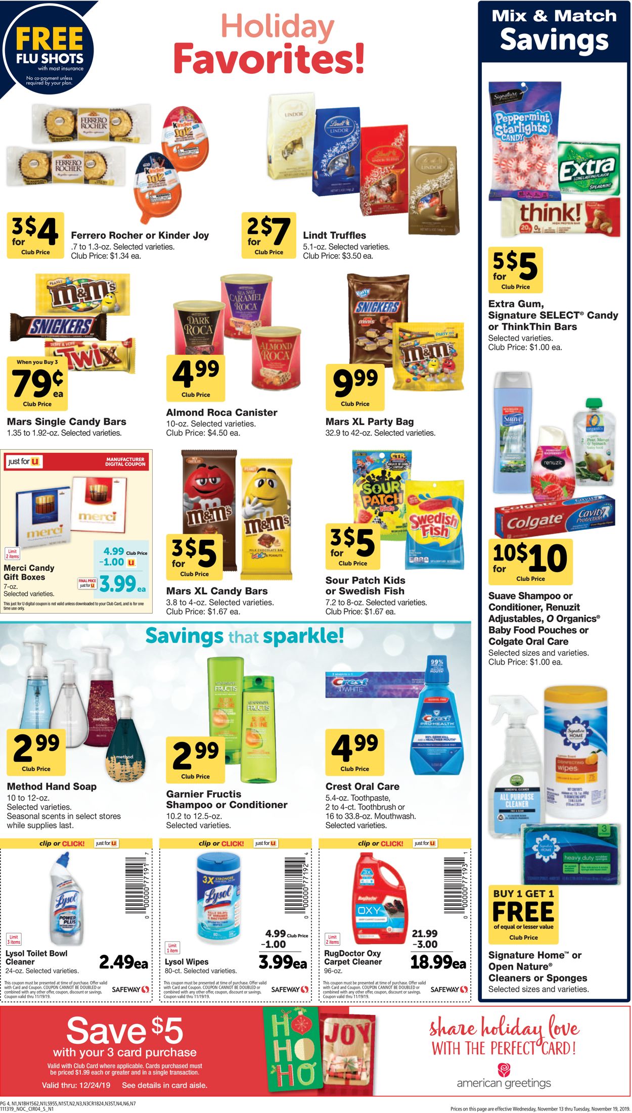 Catalogue Safeway from 11/13/2019