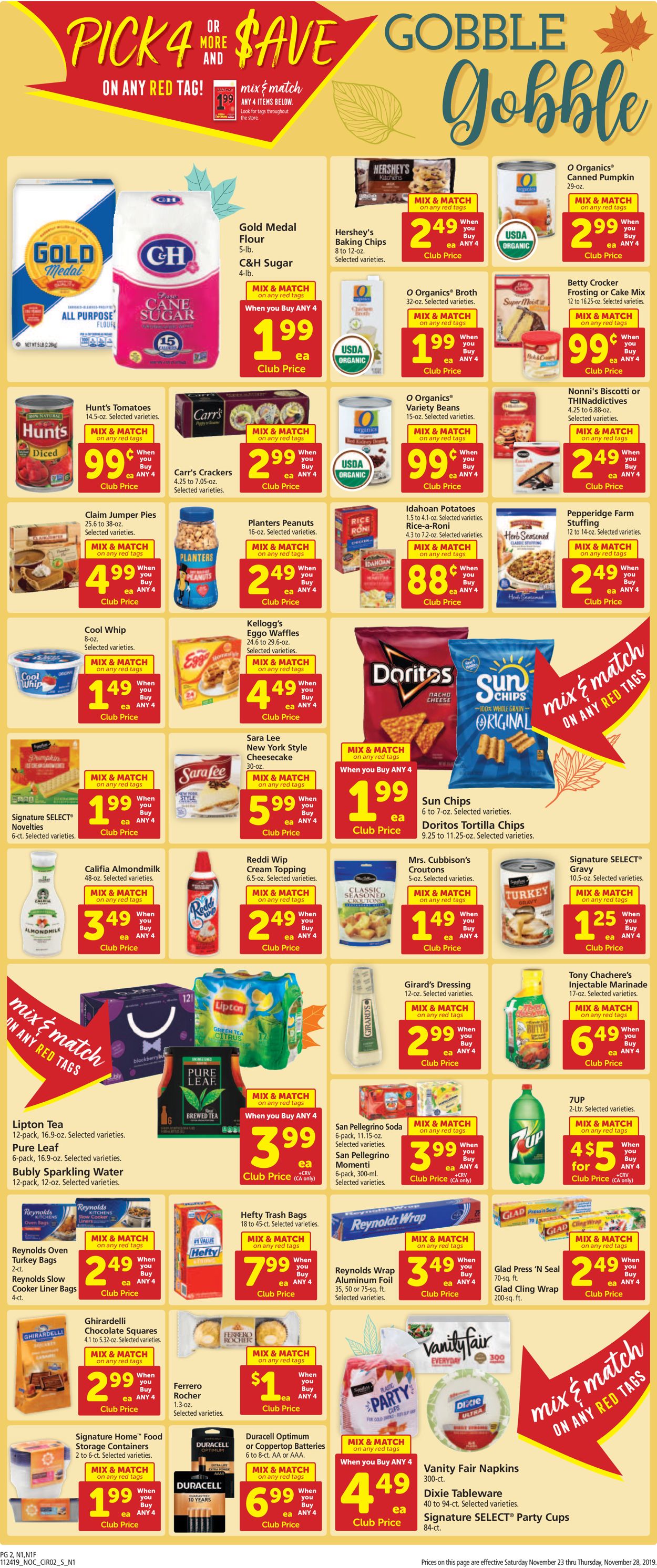 Catalogue Safeway from 11/23/2019