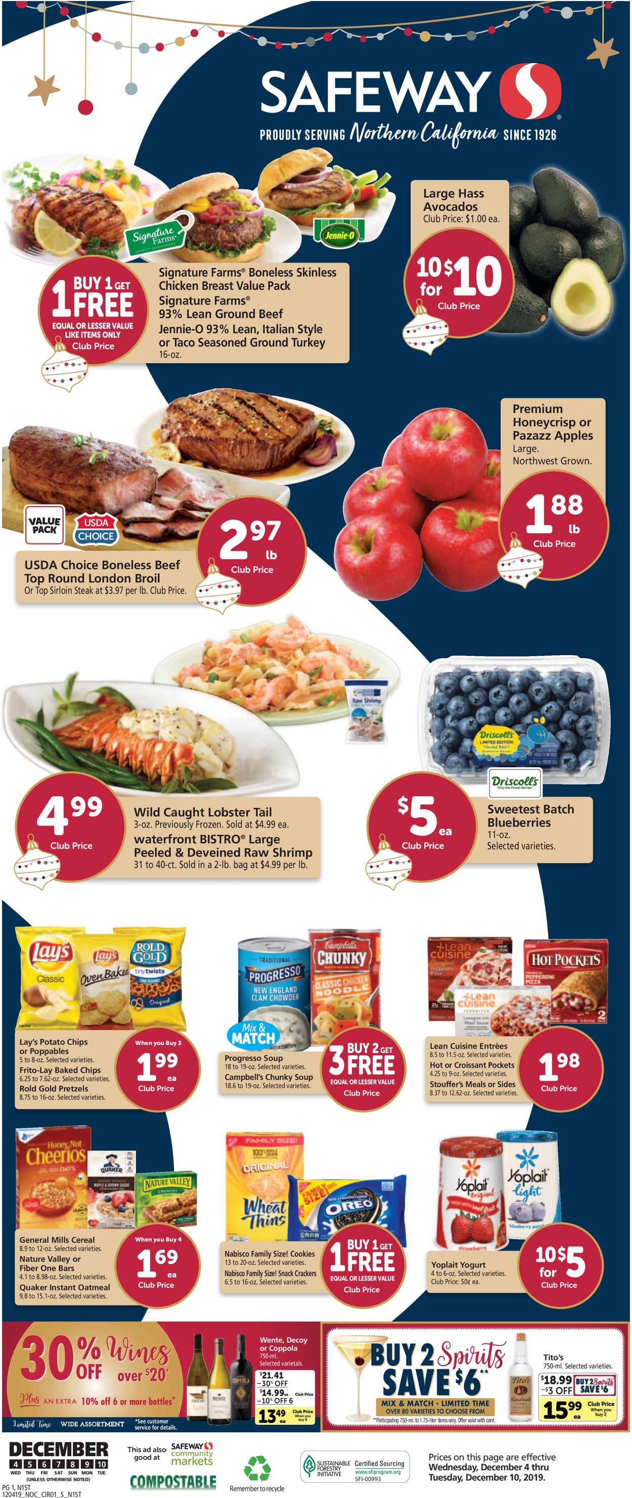 Catalogue Safeway from 12/04/2019