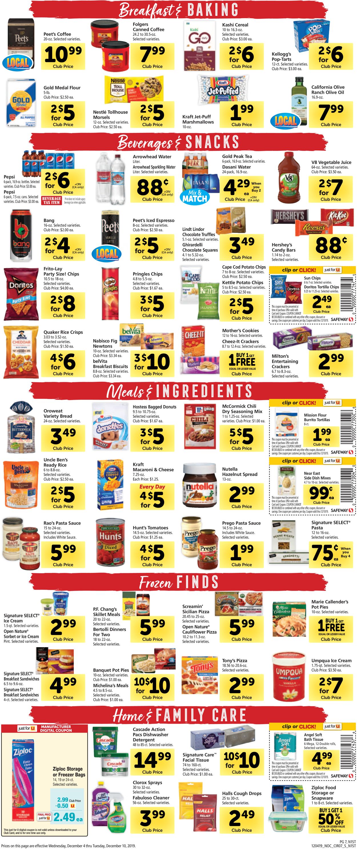 Catalogue Safeway from 12/04/2019