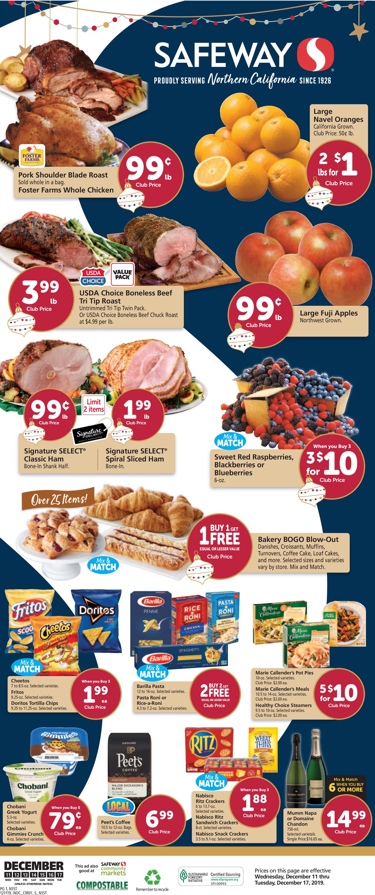 Catalogue Safeway from 12/11/2019