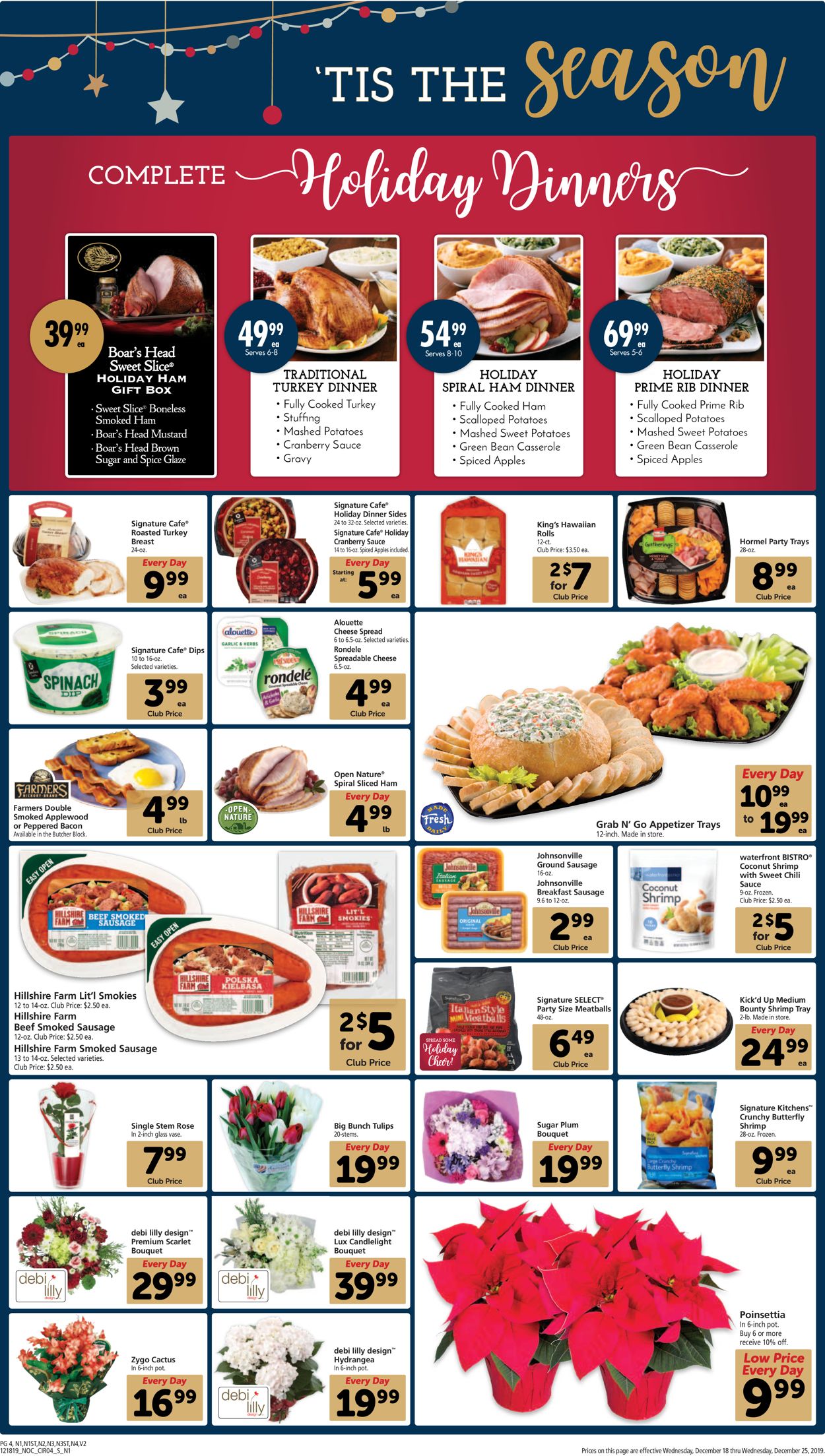Catalogue Safeway - Holiday Ad 2019 from 12/18/2019