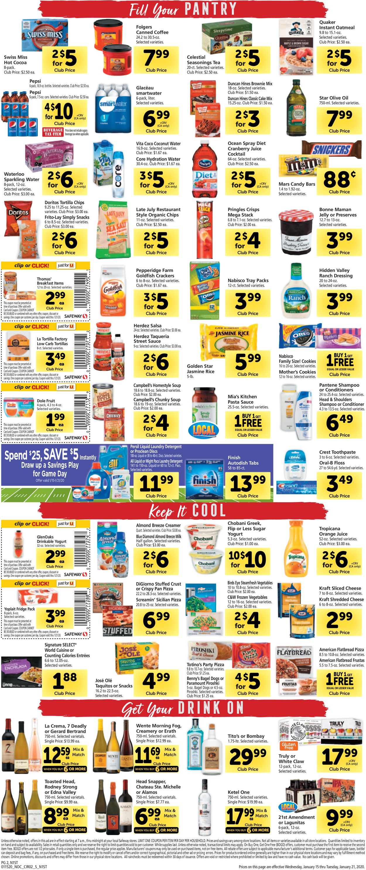 Catalogue Safeway from 01/15/2020