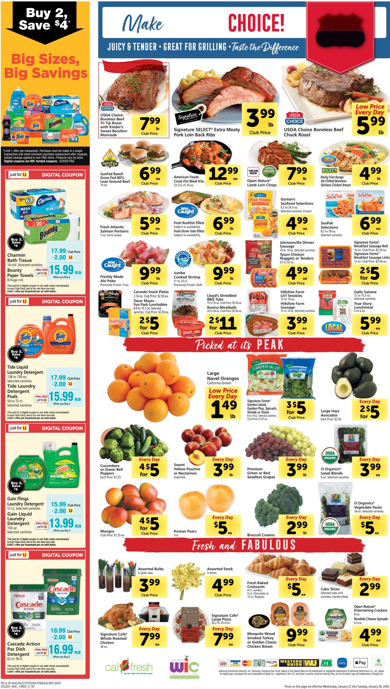 Catalogue Safeway from 01/22/2020