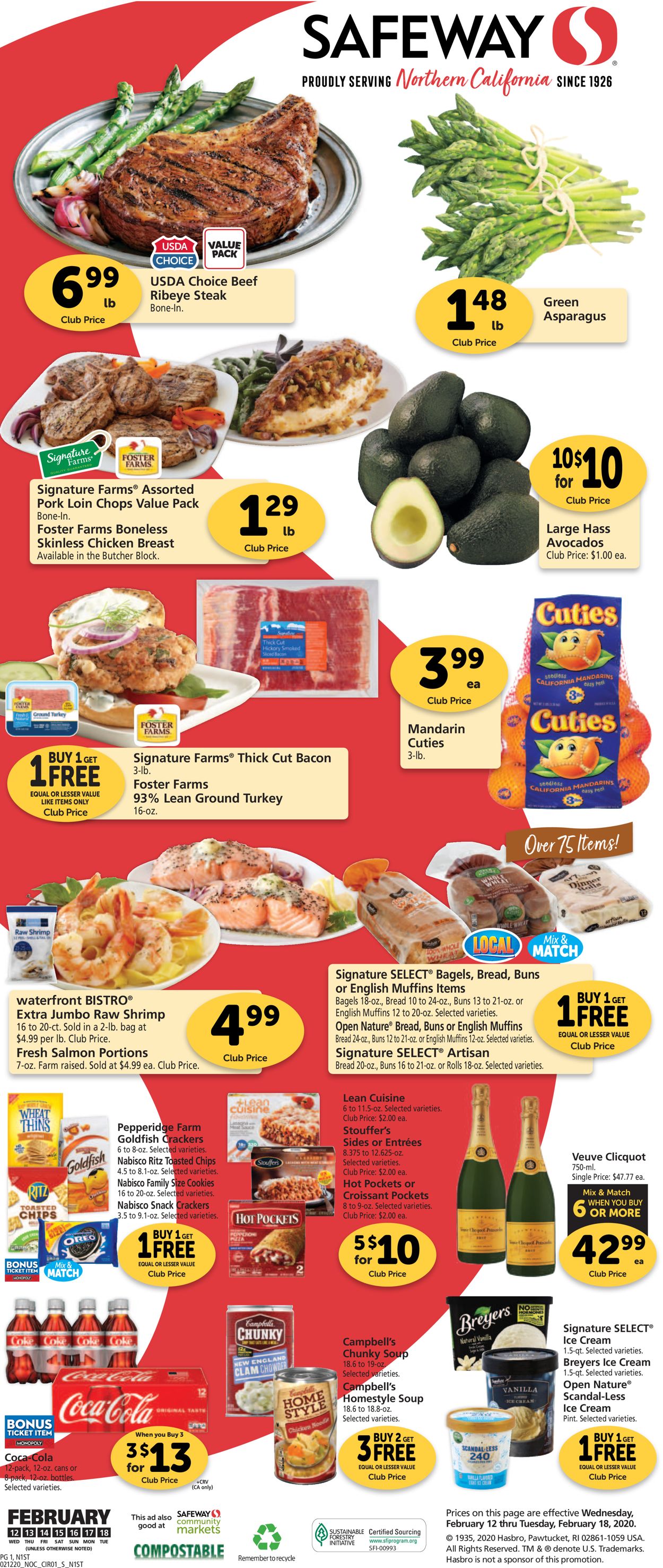 Catalogue Safeway from 02/12/2020