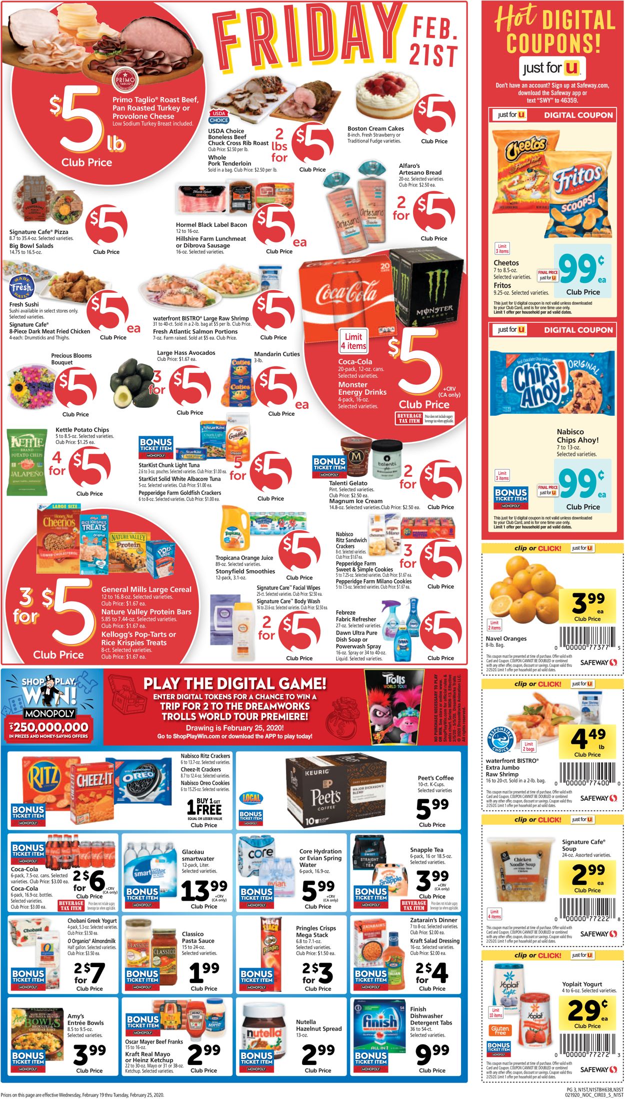 Catalogue Safeway from 02/19/2020