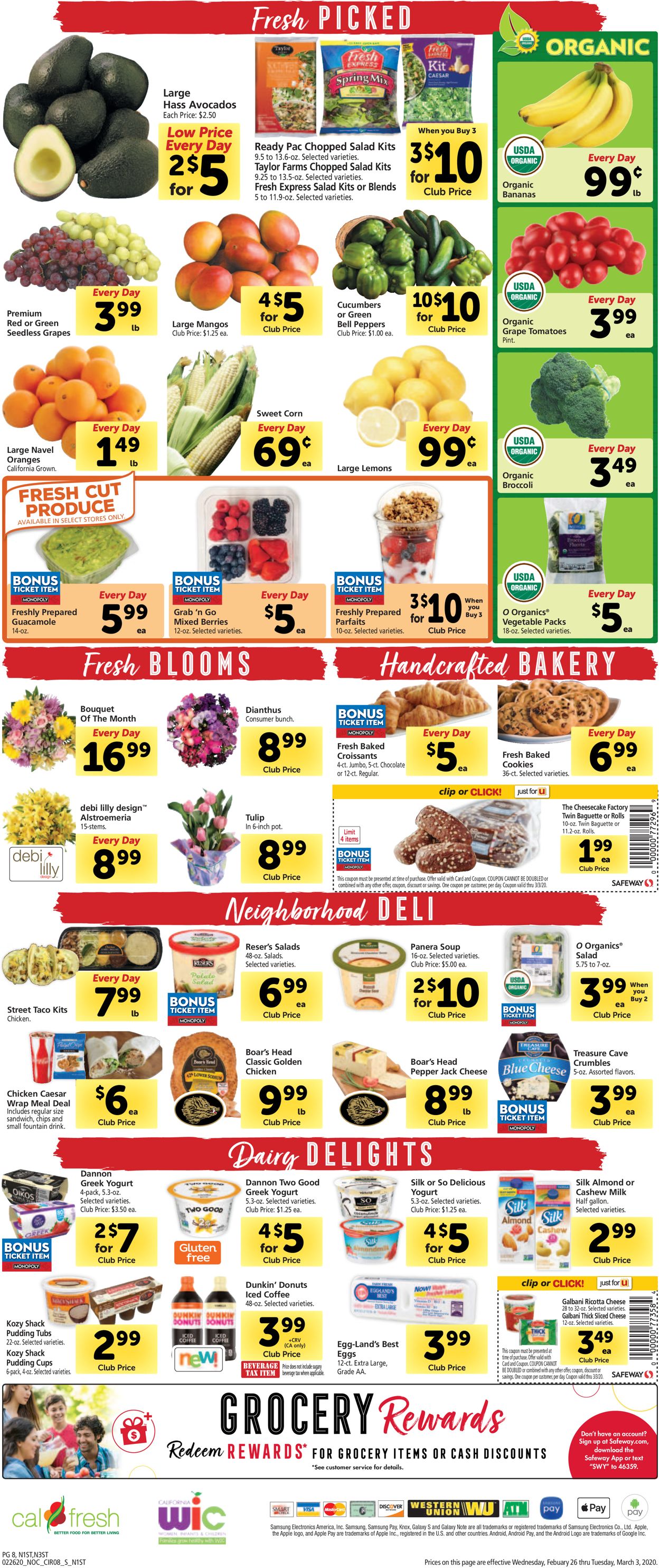 Catalogue Safeway from 02/26/2020