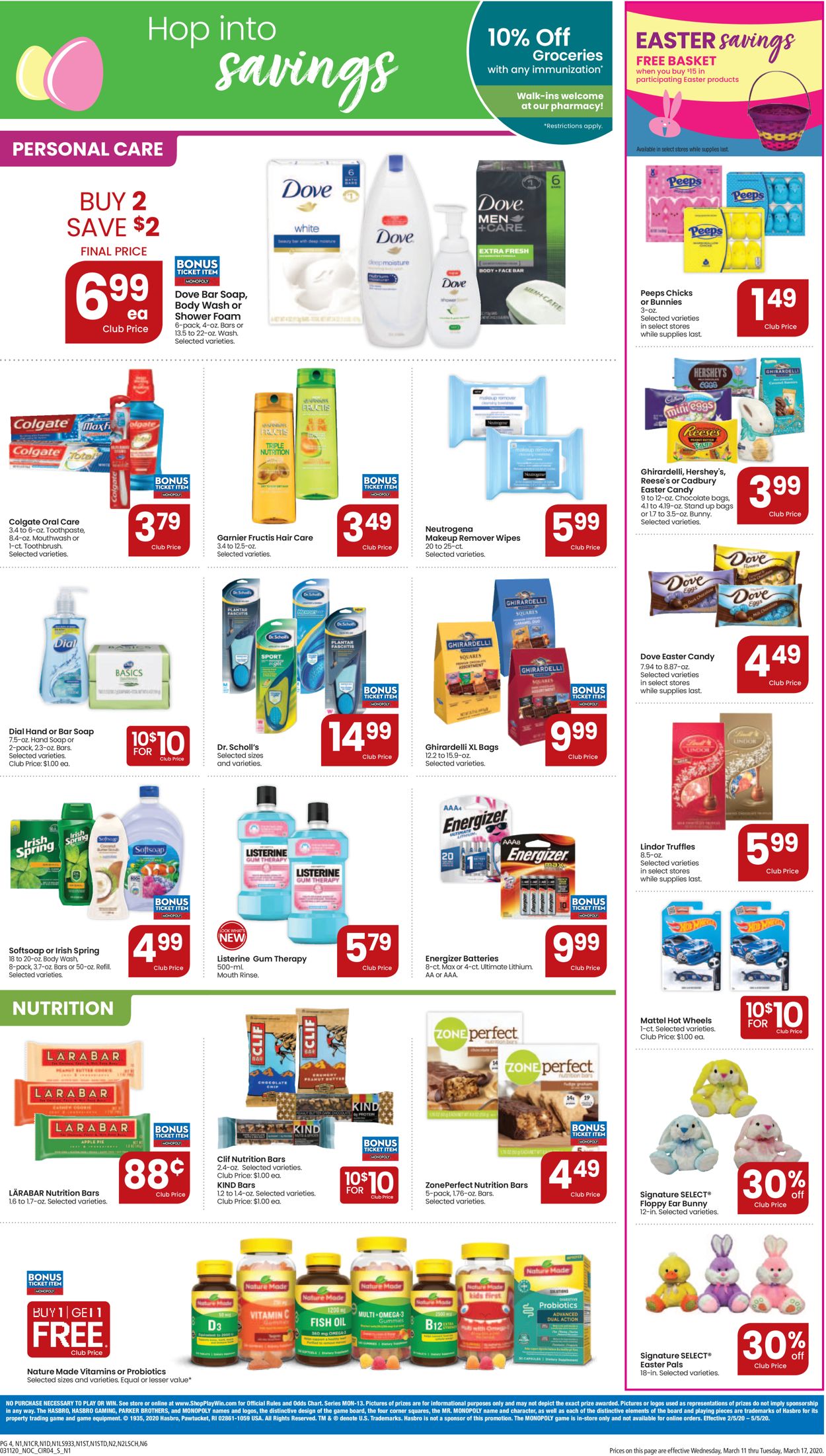 Catalogue Safeway from 03/11/2020