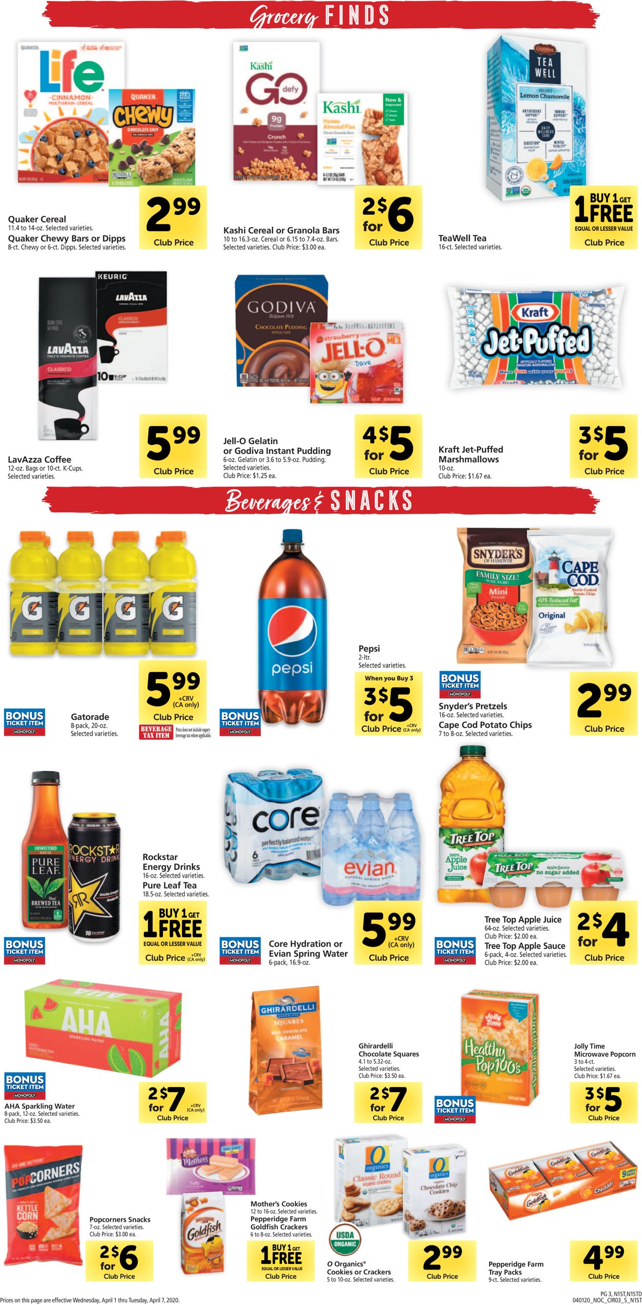 Catalogue Safeway from 04/01/2020