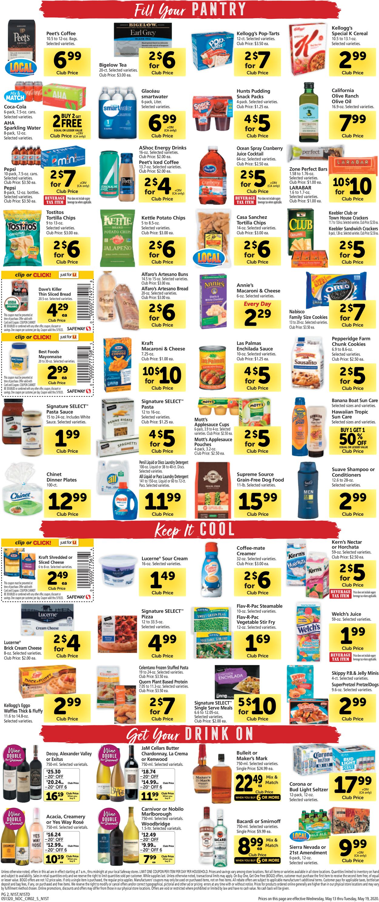 Catalogue Safeway from 05/13/2020