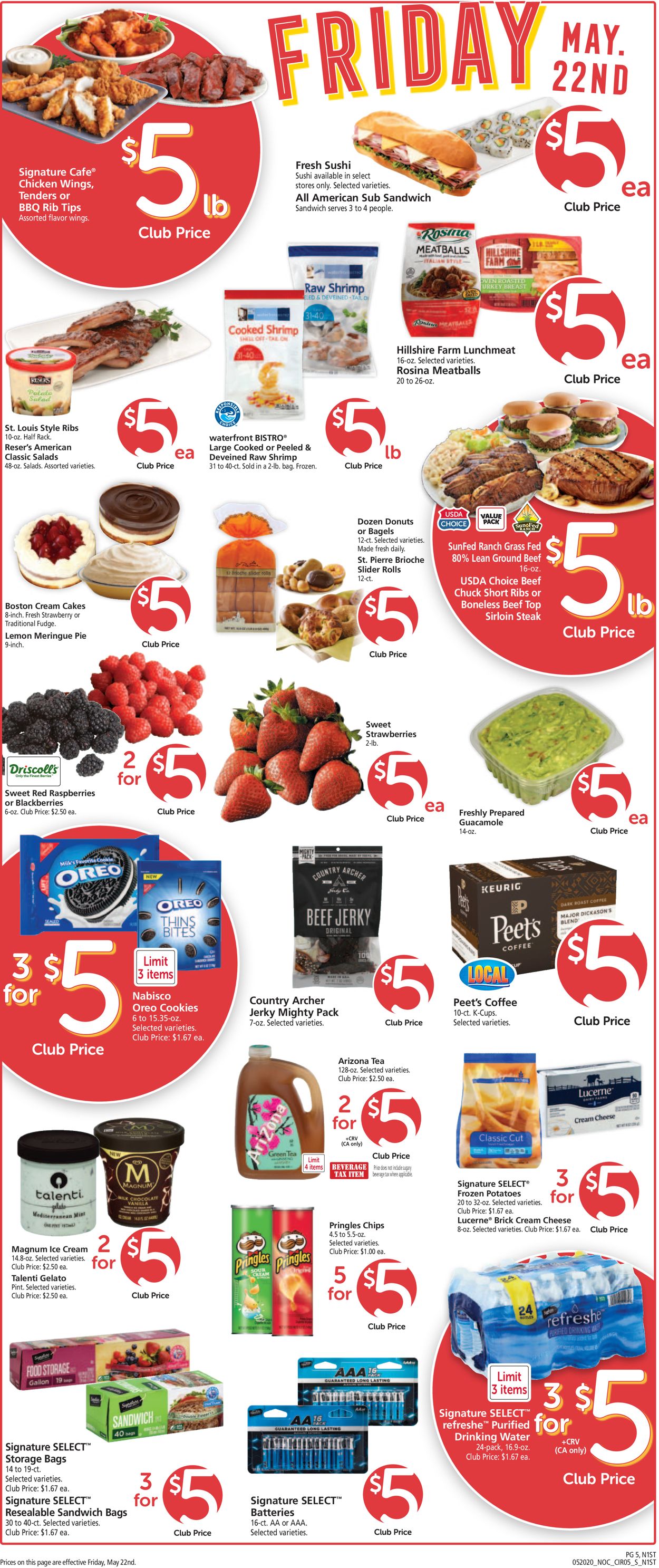 Catalogue Safeway from 05/20/2020