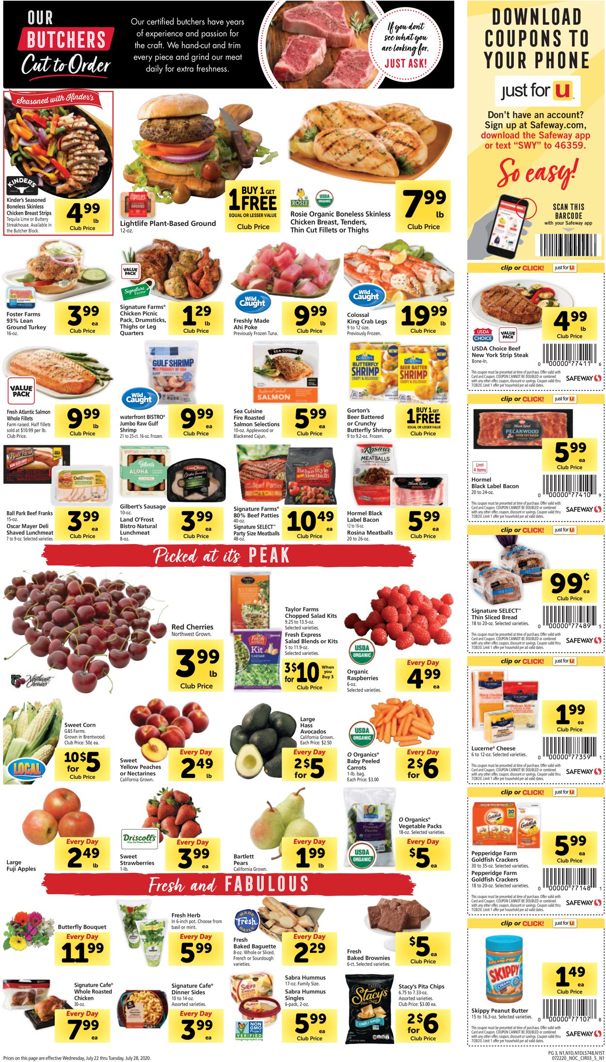 Catalogue Safeway from 07/22/2020