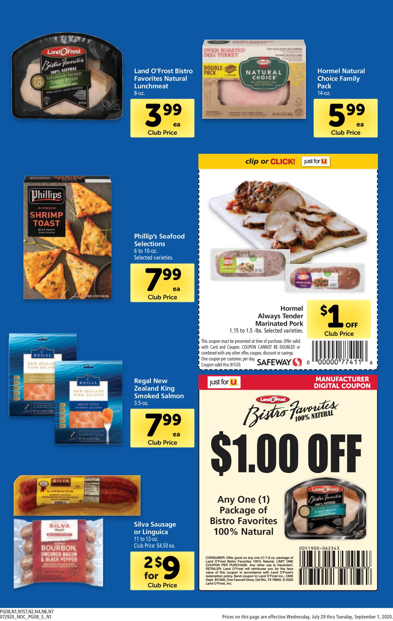 Catalogue Safeway from 07/29/2020
