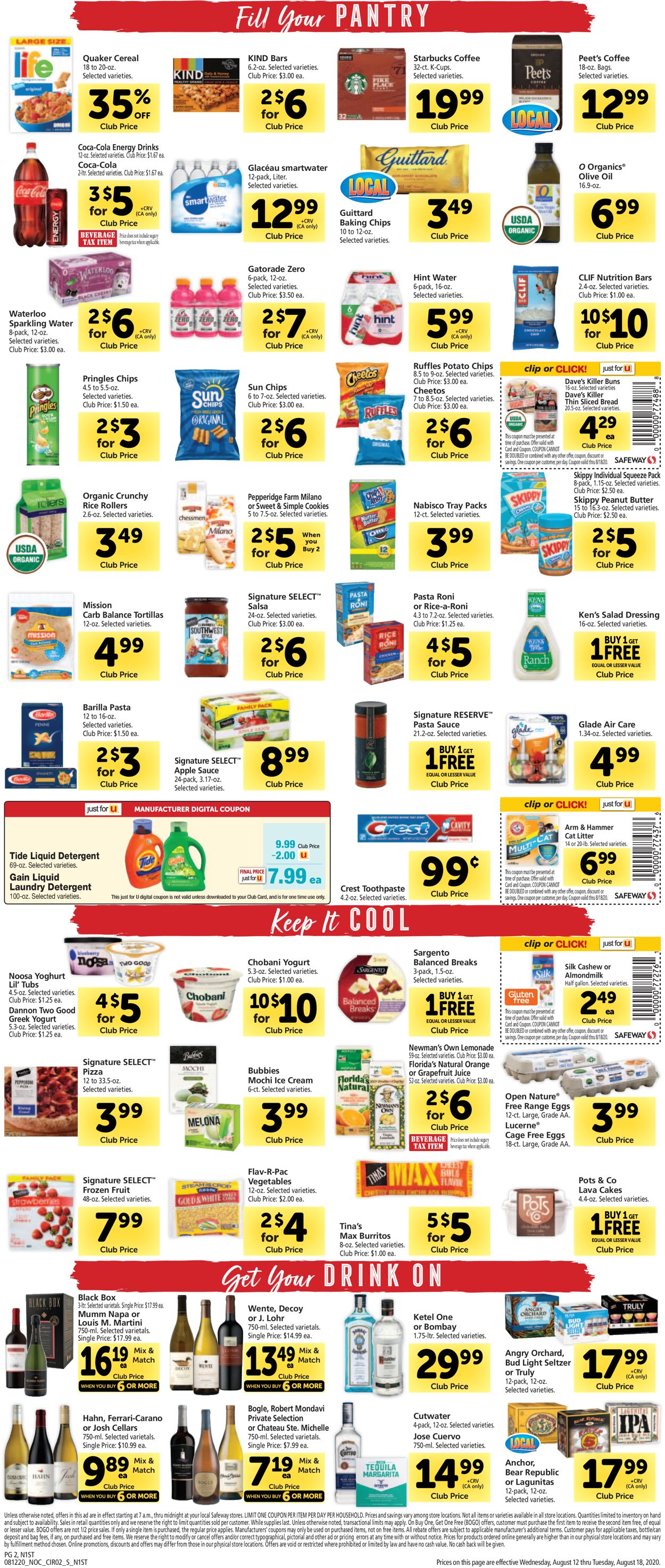 Catalogue Safeway from 08/12/2020