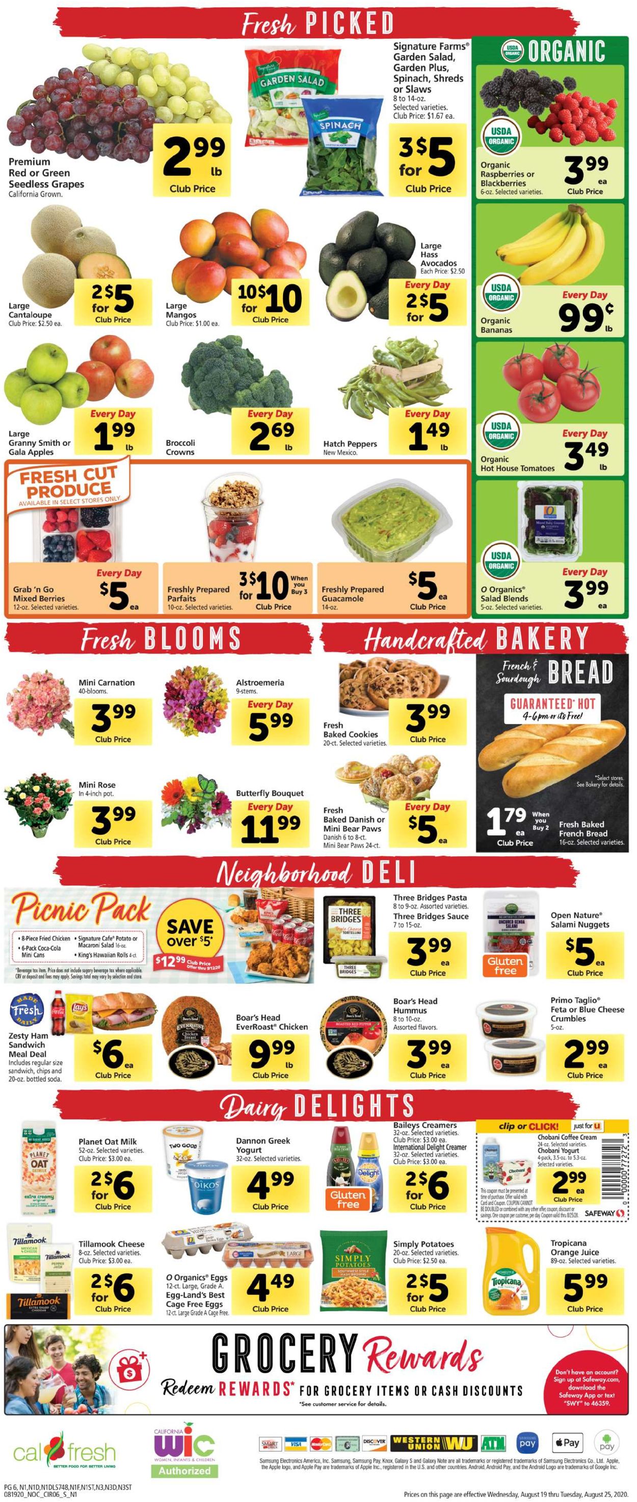 Catalogue Safeway from 08/19/2020