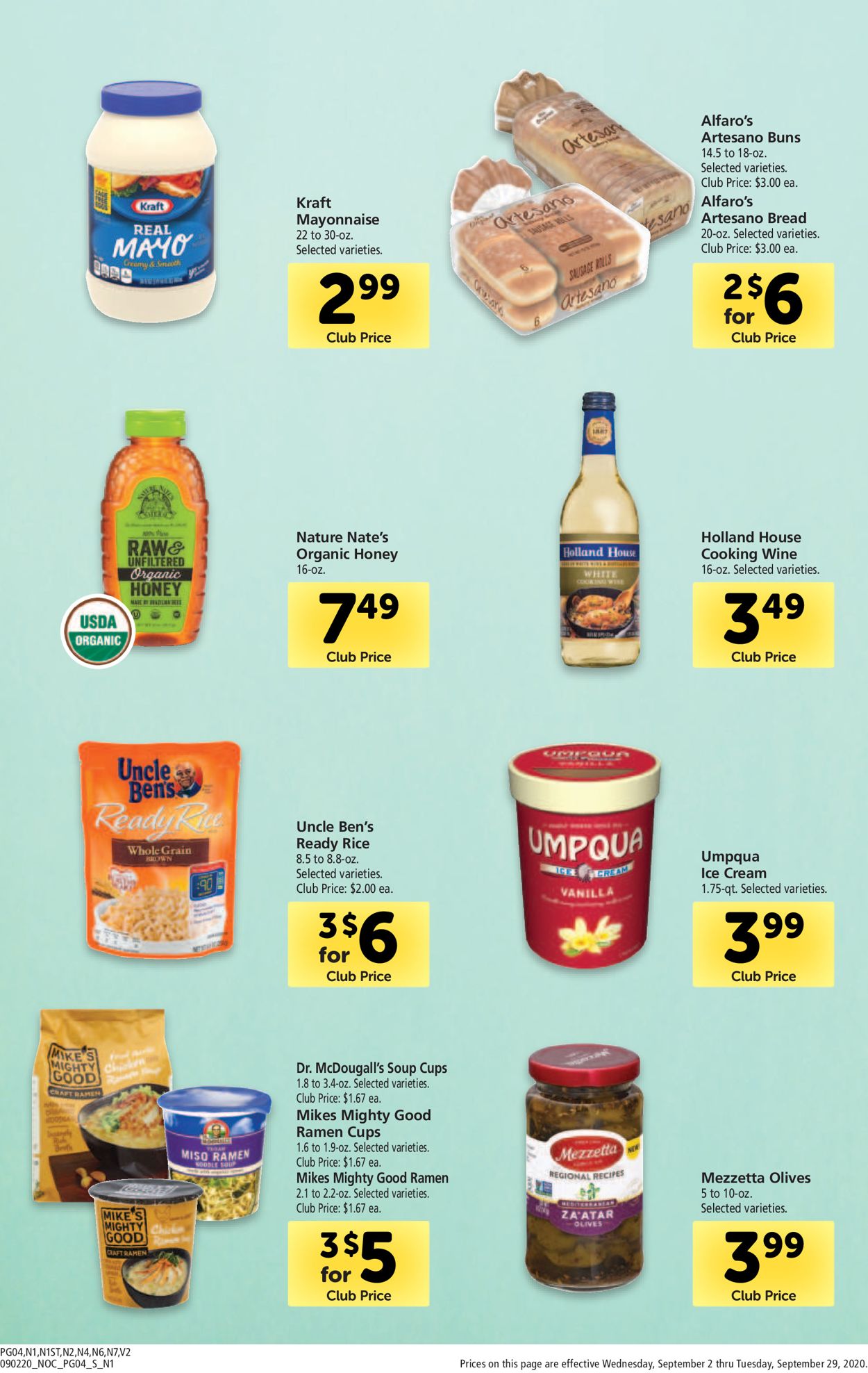 Catalogue Safeway from 09/02/2020