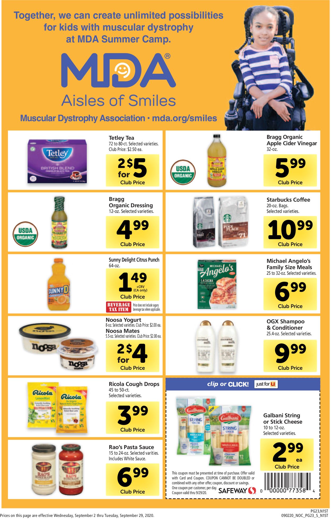 Catalogue Safeway from 09/02/2020