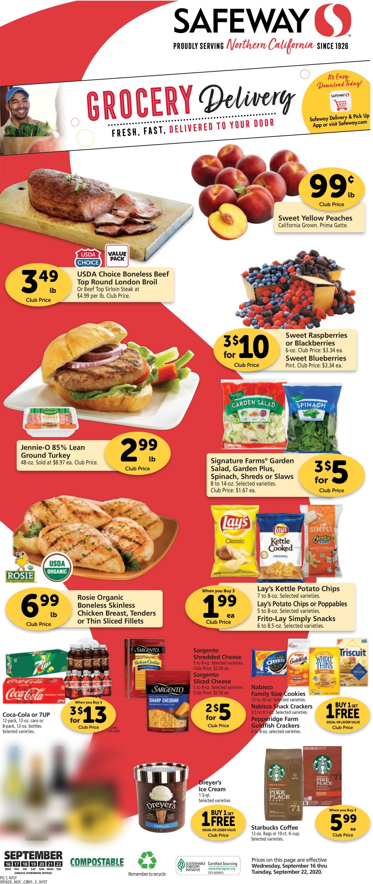 Catalogue Safeway from 09/16/2020