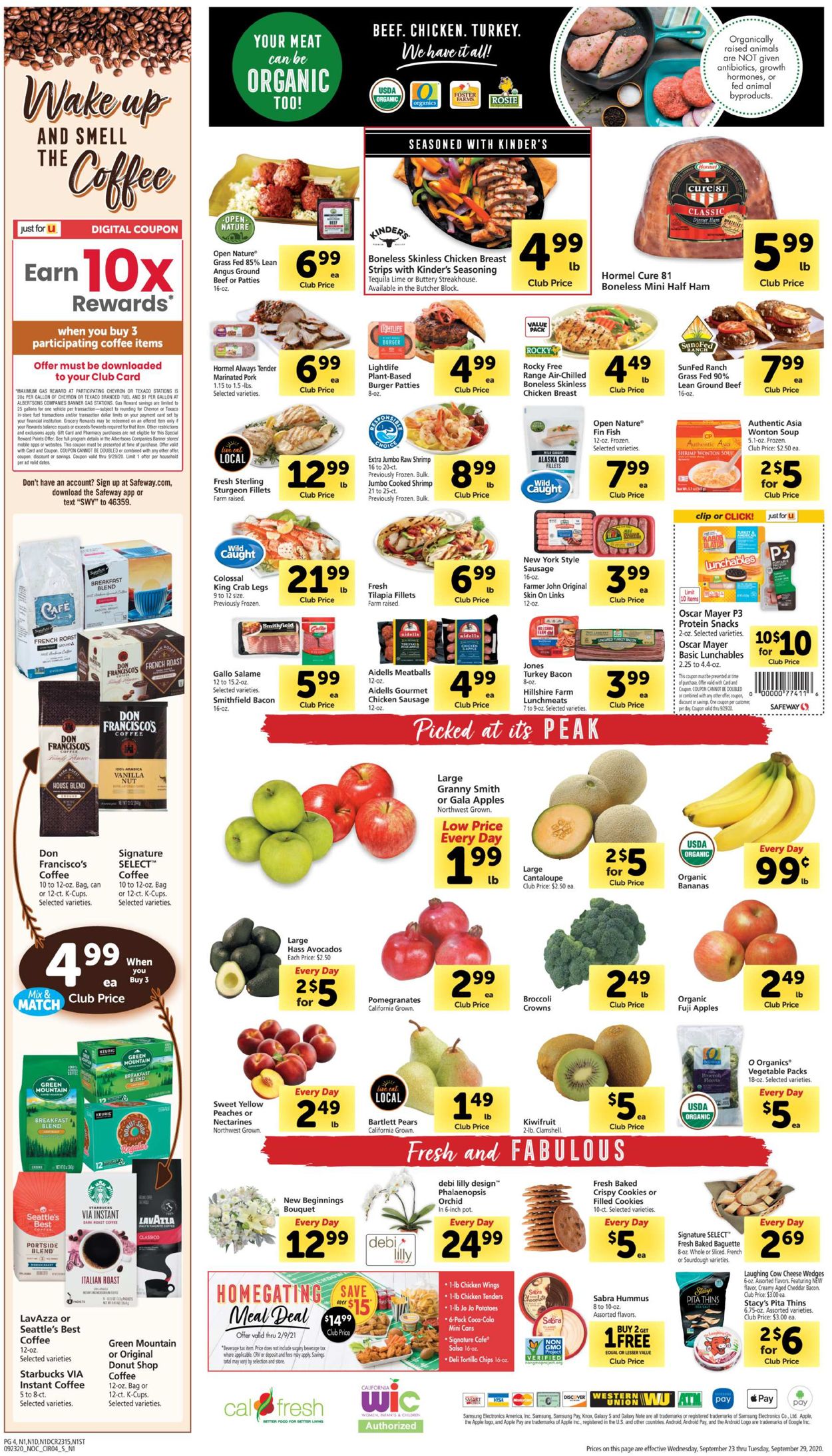 Catalogue Safeway from 09/23/2020