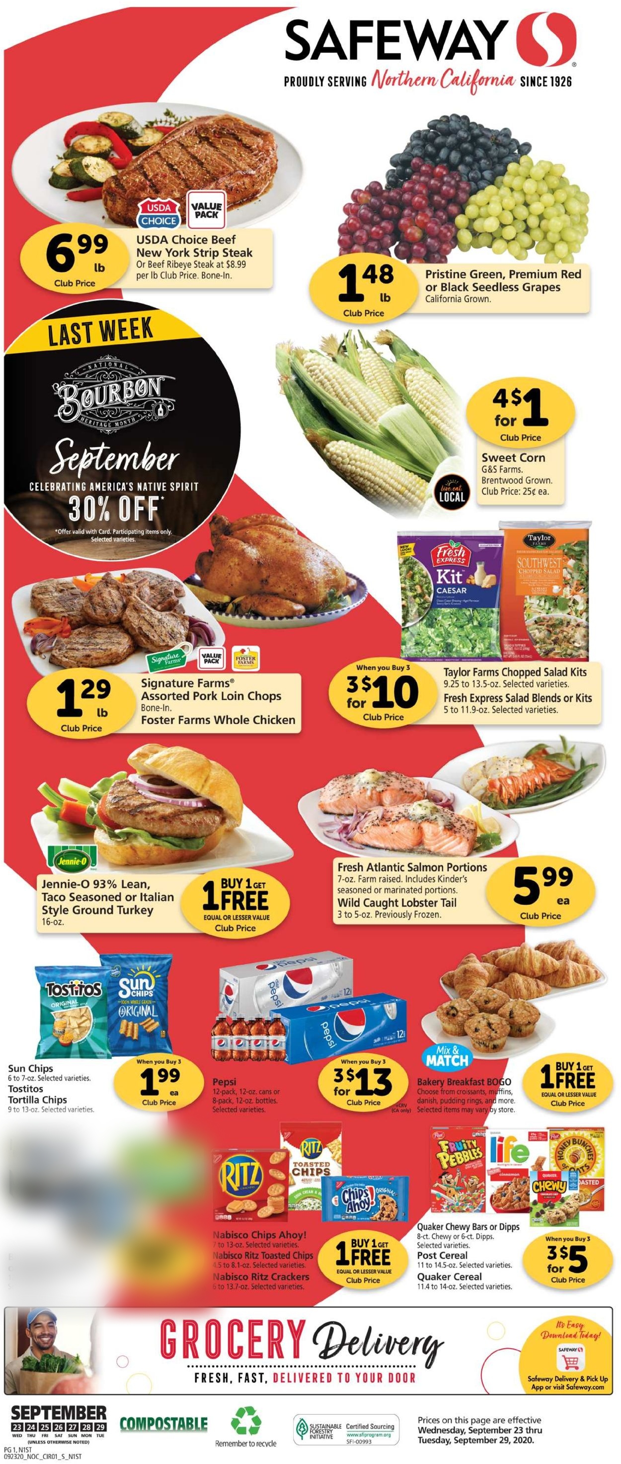 Catalogue Safeway from 09/23/2020