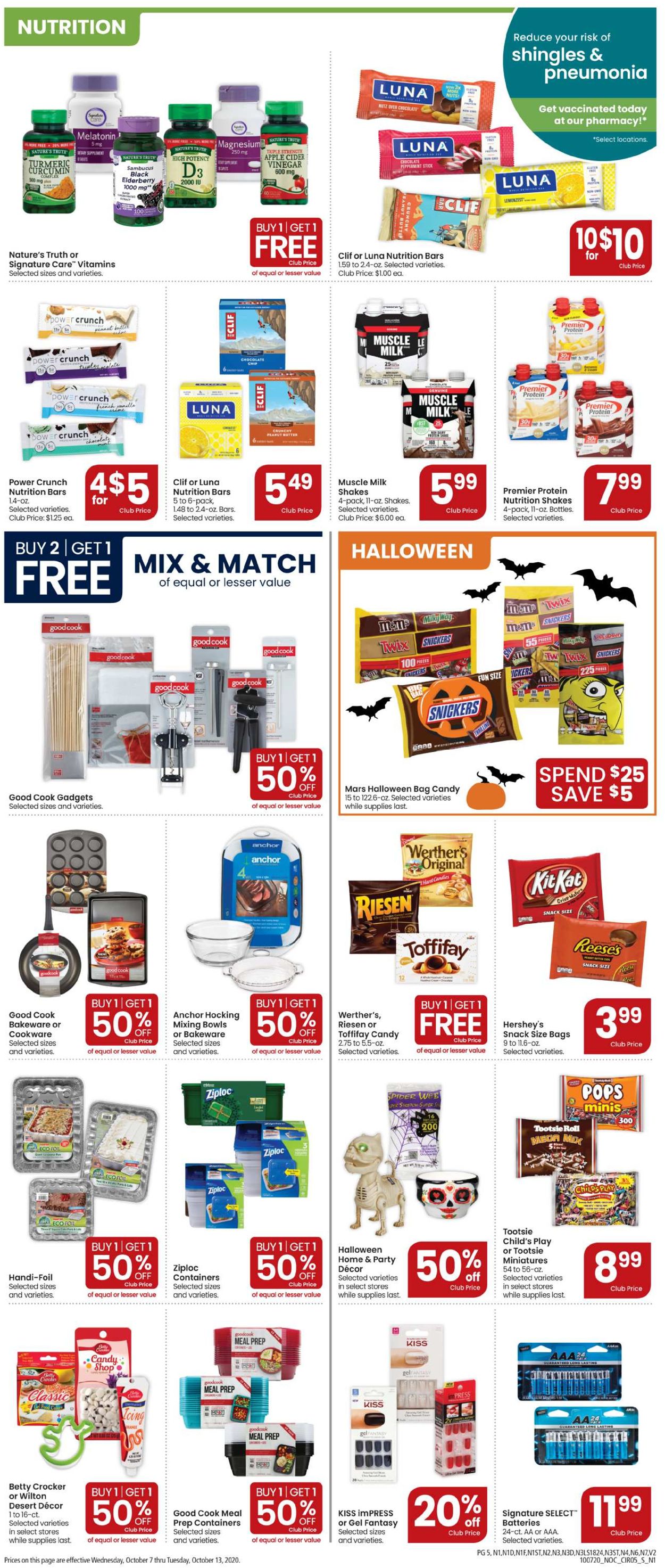 Catalogue Safeway from 10/07/2020