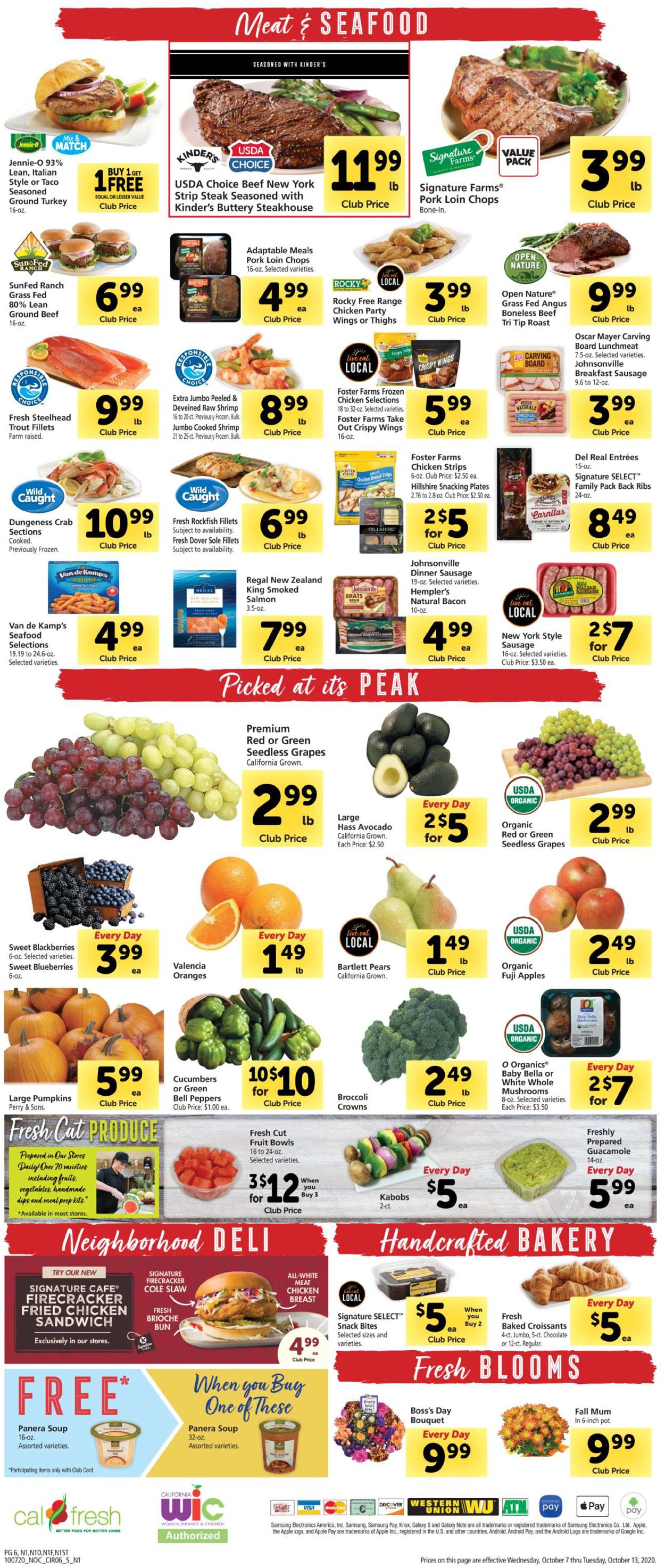 Catalogue Safeway from 10/07/2020